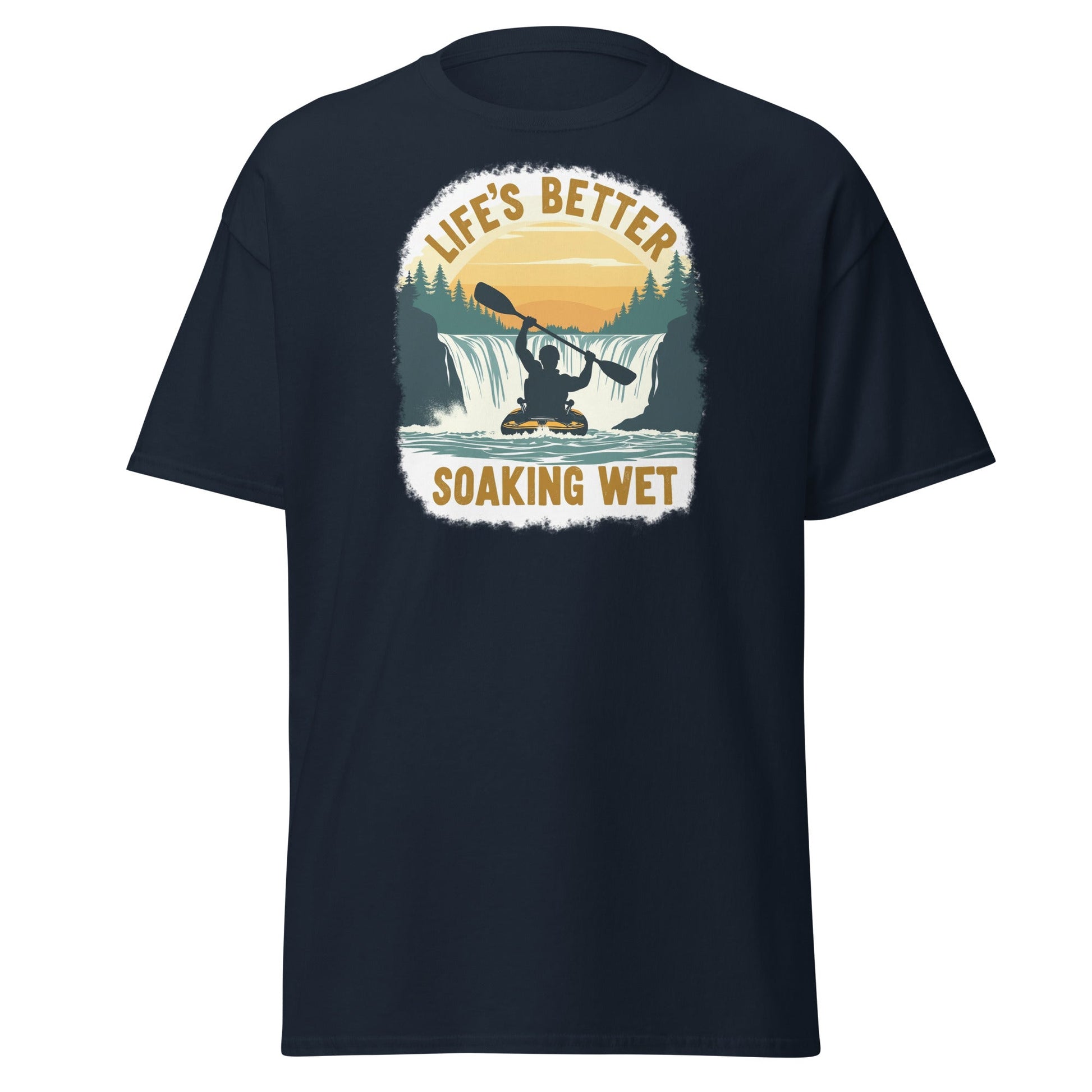 Kayaking "Life's Better Soaking Wet" Women's (Unisex) Classic Tee - Women's Shirts - Discovery Co.