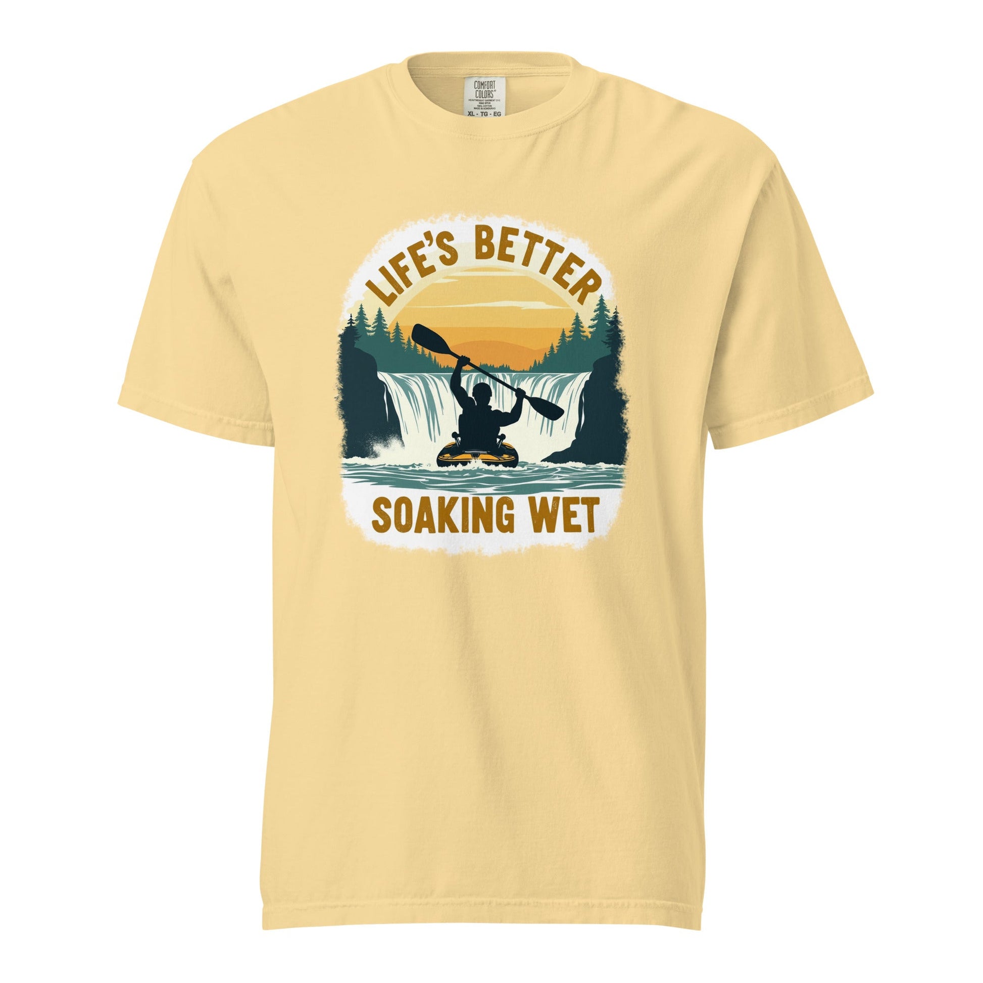 Kayaking "Life's Better Soaking Wet" Women's (Unisex) Premium Tee - Women's Shirts - Discovery Co.