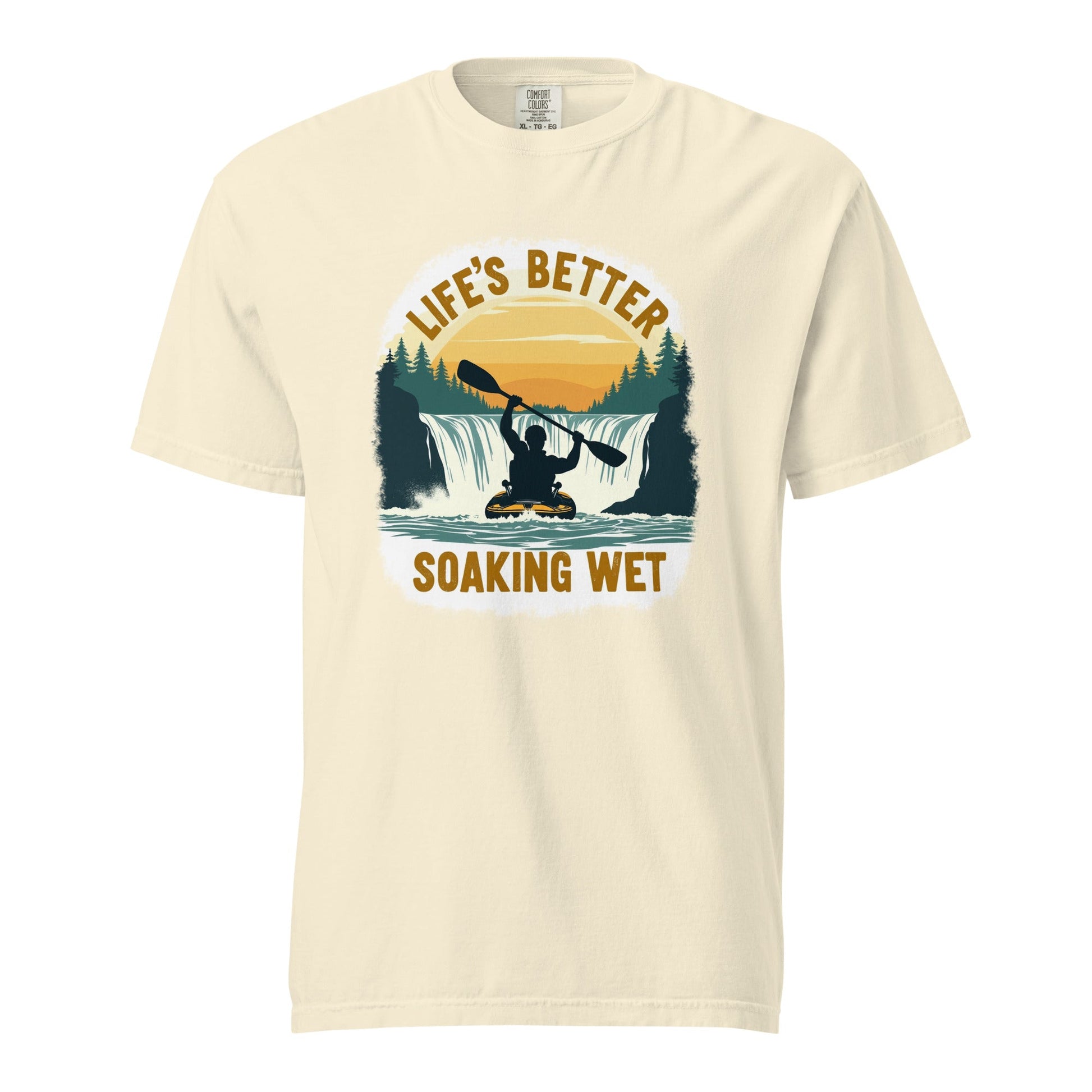 Kayaking "Life's Better Soaking Wet" Women's (Unisex) Premium Tee - Women's Shirts - Discovery Co.