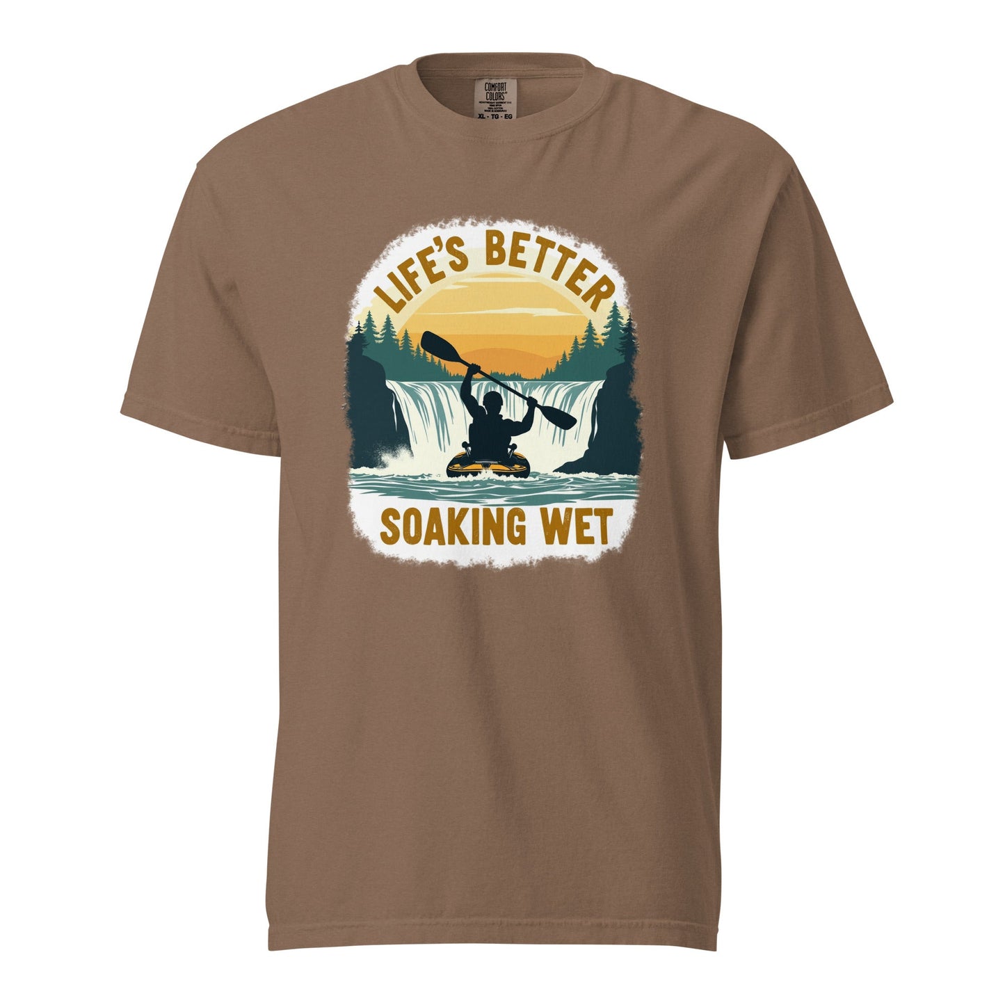 Kayaking "Life's Better Soaking Wet" Women's (Unisex) Premium Tee - Women's Shirts - Discovery Co.