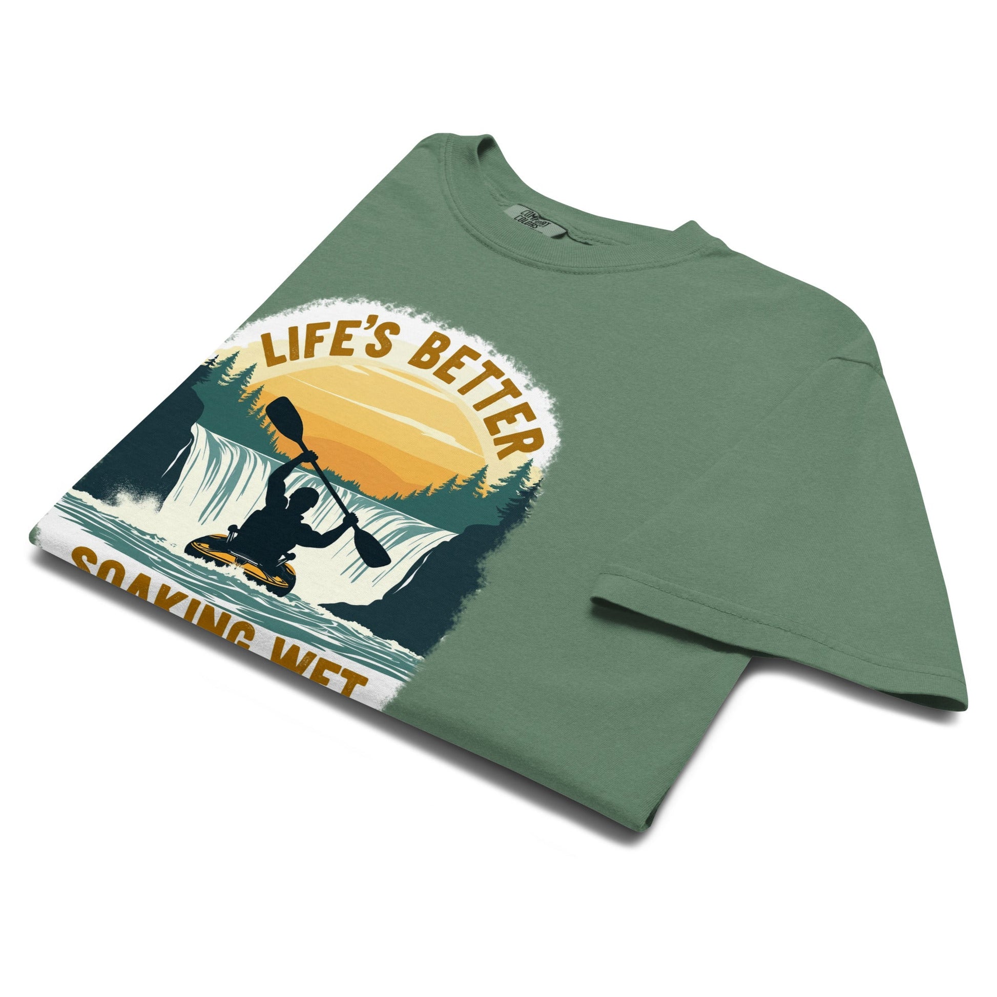Kayaking "Life's Better Soaking Wet" Women's (Unisex) Premium Tee - Women's Shirts - Discovery Co.