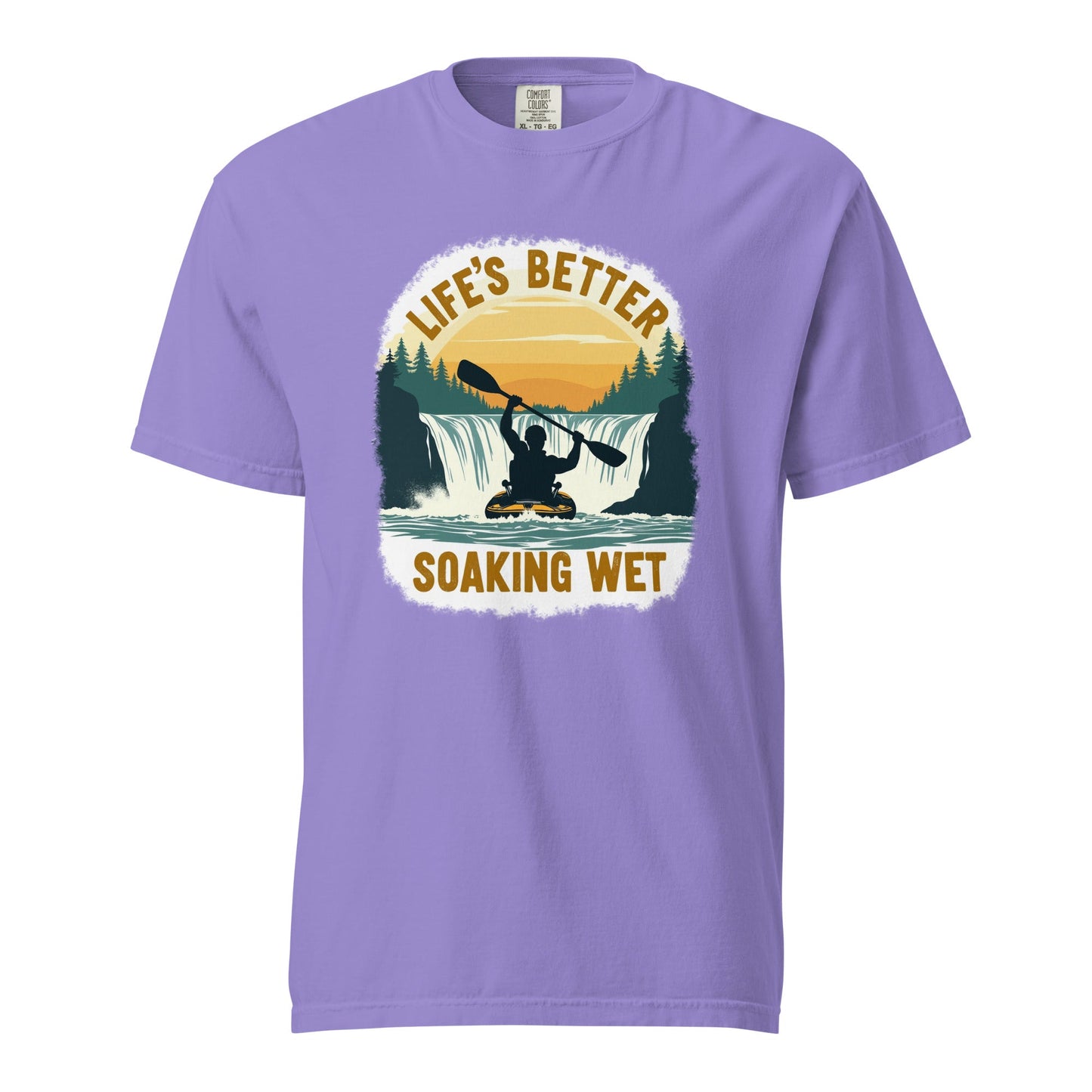Kayaking "Life's Better Soaking Wet" Women's (Unisex) Premium Tee - Women's Shirts - Discovery Co.