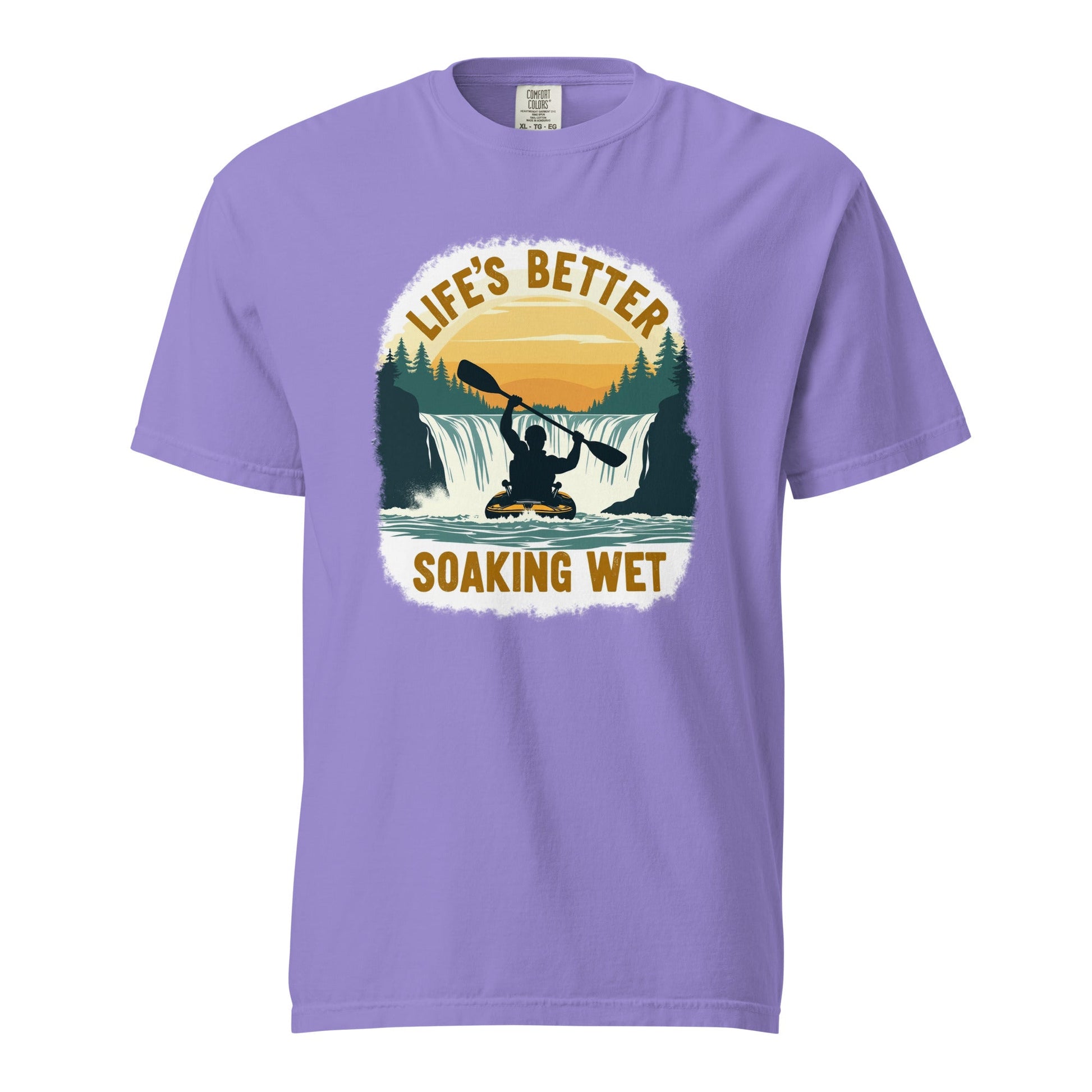 Kayaking "Life's Better Soaking Wet" Women's (Unisex) Premium Tee - Women's Shirts - Discovery Co.