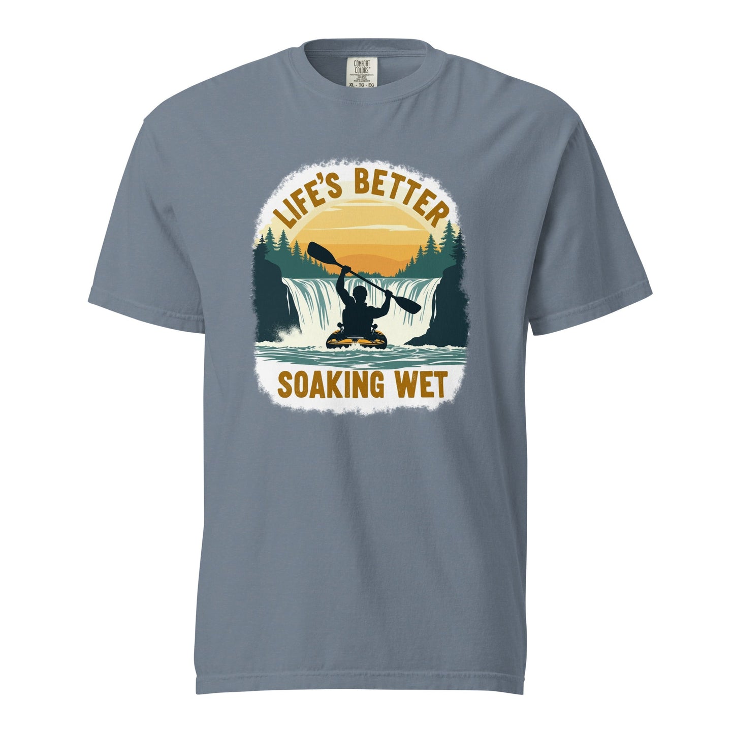Kayaking "Life's Better Soaking Wet" Women's (Unisex) Premium Tee - Women's Shirts - Discovery Co.
