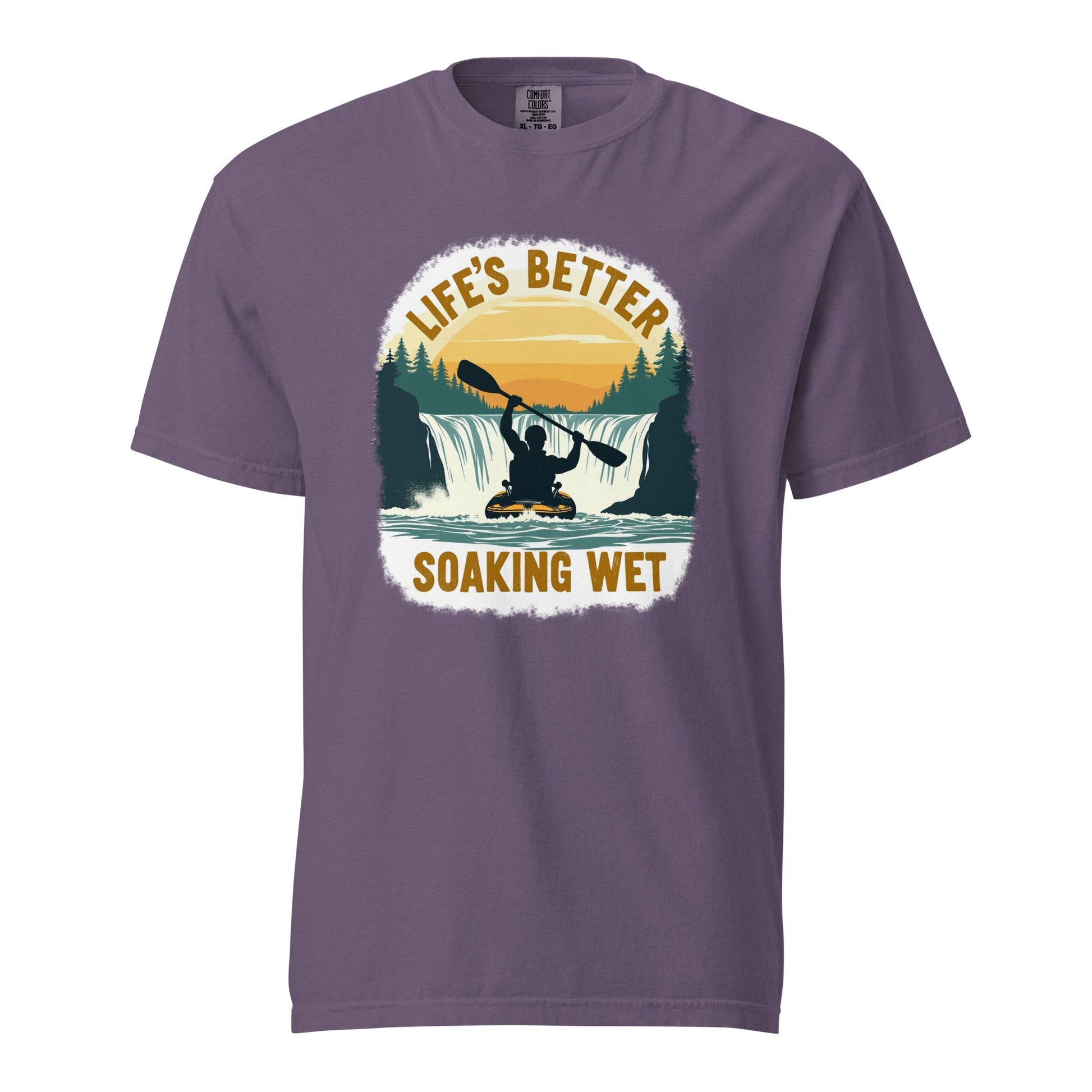 Kayaking "Life's Better Soaking Wet" Women's (Unisex) Premium Tee - Women's Shirts - Discovery Co.