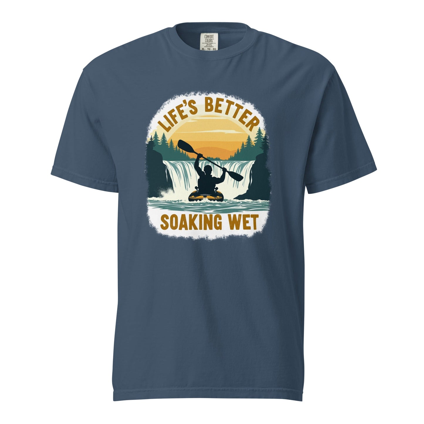 Kayaking "Life's Better Soaking Wet" Women's (Unisex) Premium Tee - Women's Shirts - Discovery Co.
