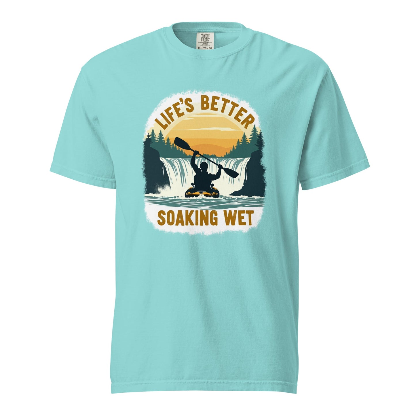 Kayaking "Life's Better Soaking Wet" Women's (Unisex) Premium Tee - Women's Shirts - Discovery Co.