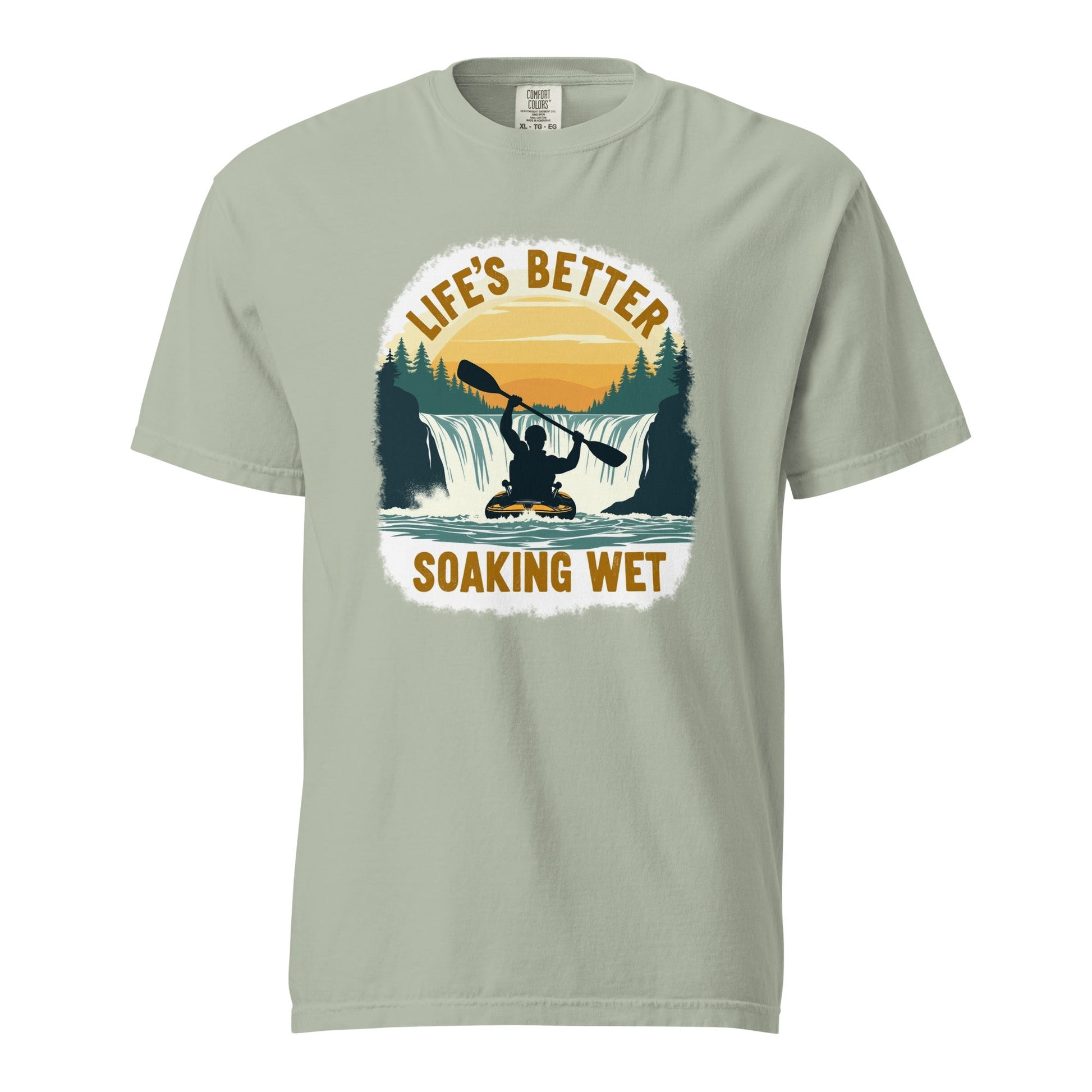 Kayaking "Life's Better Soaking Wet" Women's (Unisex) Premium Tee - Women's Shirts - Discovery Co.
