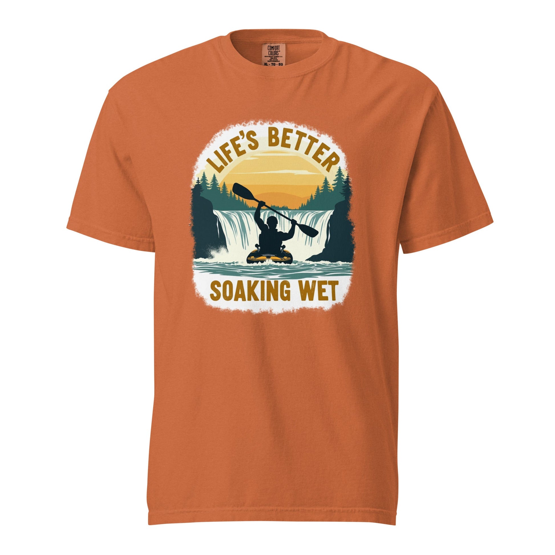 Kayaking "Life's Better Soaking Wet" Women's (Unisex) Premium Tee - Women's Shirts - Discovery Co.