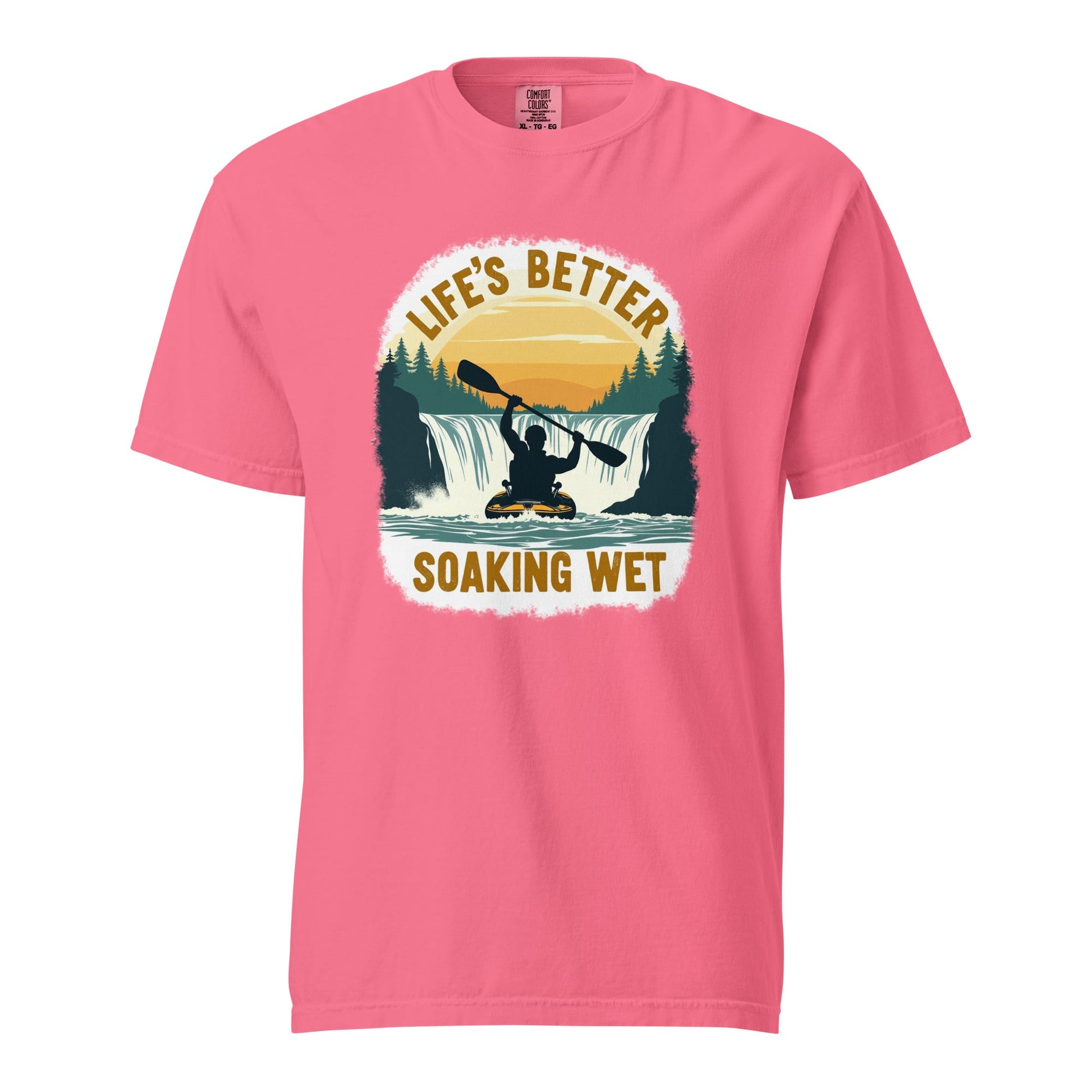 Kayaking "Life's Better Soaking Wet" Women's (Unisex) Premium Tee - Women's Shirts - Discovery Co.