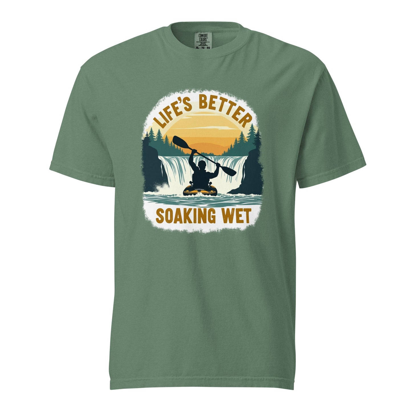 Kayaking "Life's Better Soaking Wet" Women's (Unisex) Premium Tee - Women's Shirts - Discovery Co.
