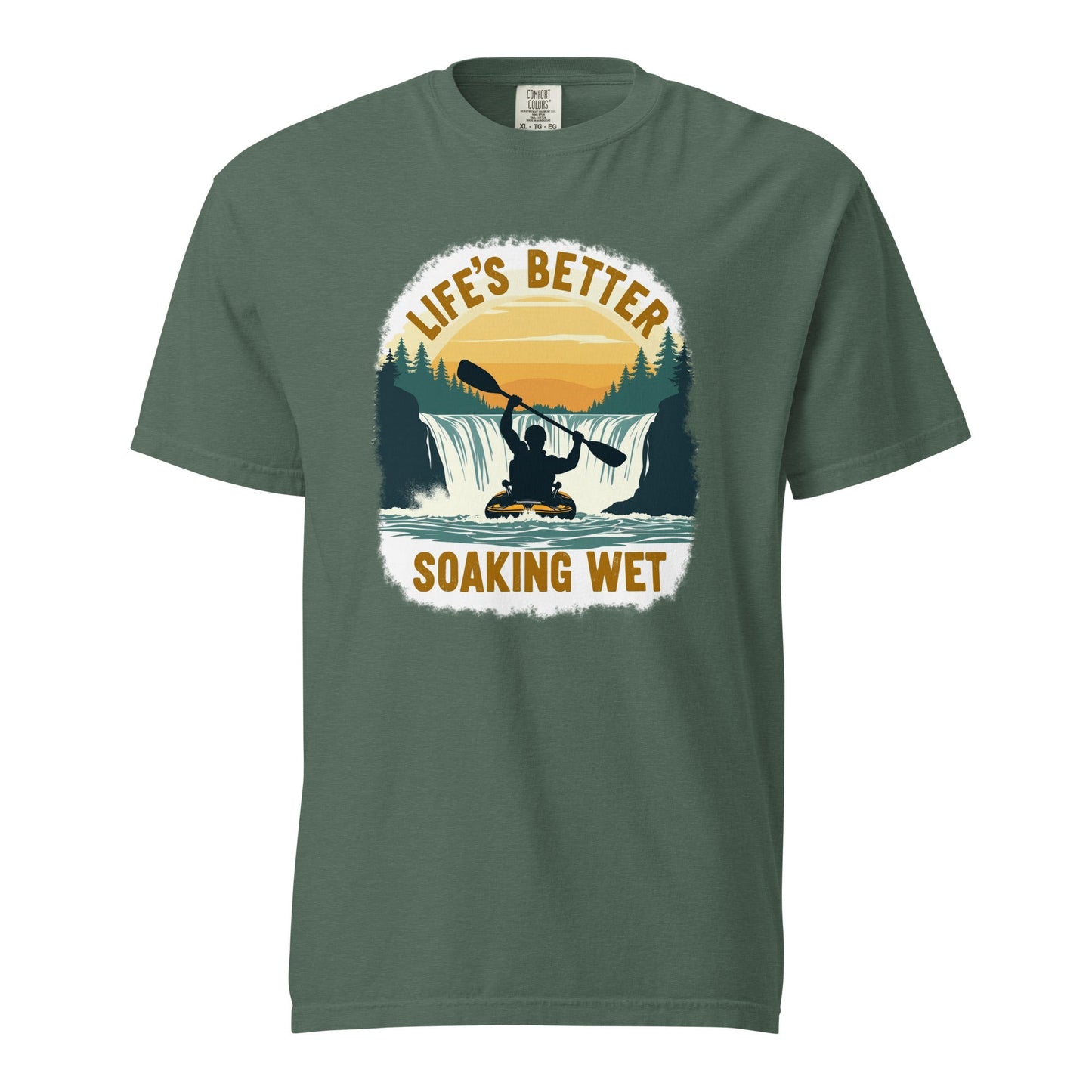 Kayaking "Life's Better Soaking Wet" Women's (Unisex) Premium Tee - Women's Shirts - Discovery Co.