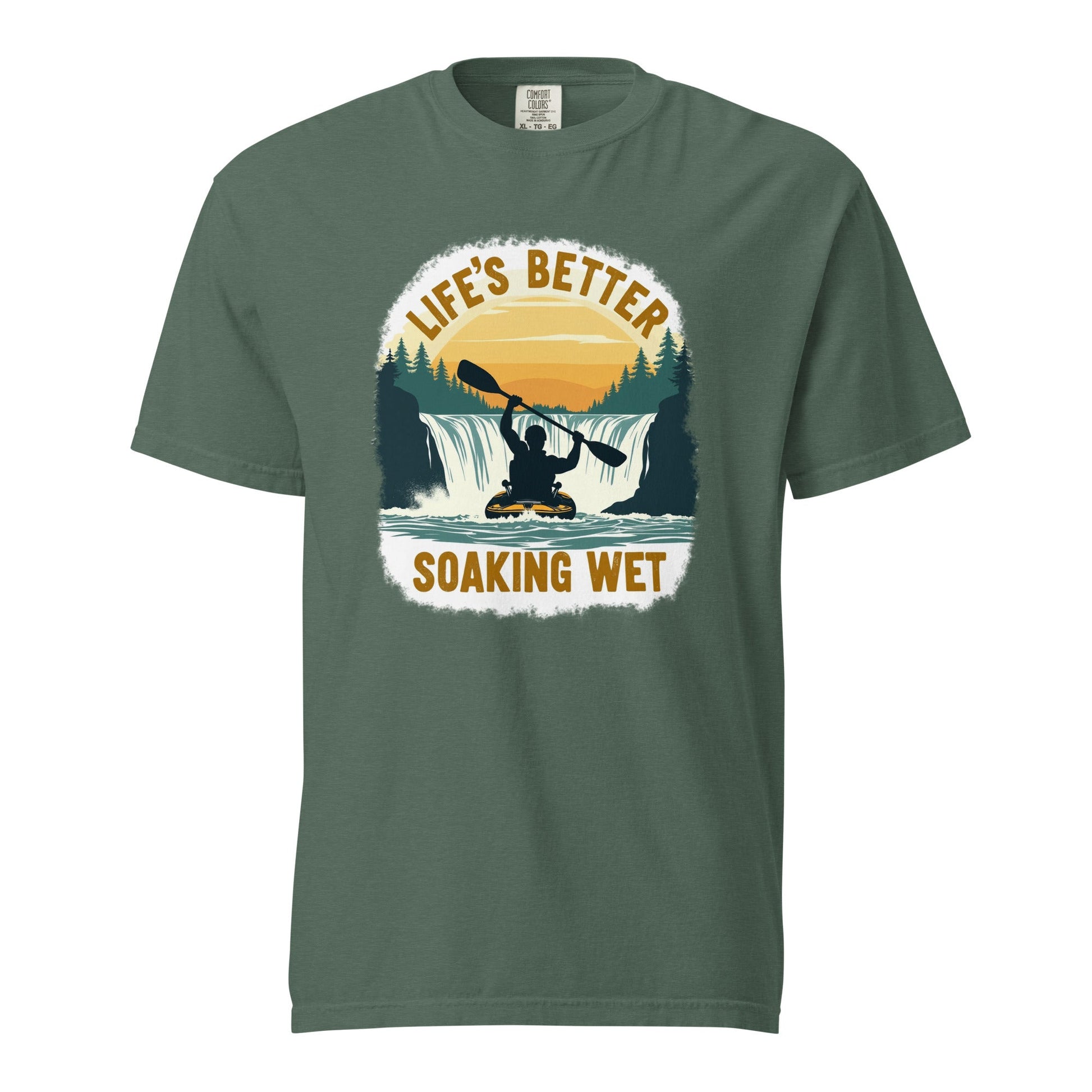 Kayaking "Life's Better Soaking Wet" Women's (Unisex) Premium Tee - Women's Shirts - Discovery Co.