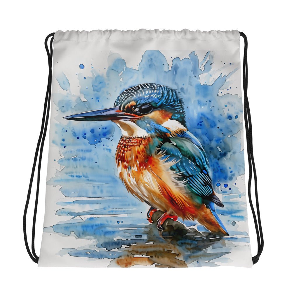 Kingfisher Drawstring Bag - Drawstring Bag - Discovery Co.