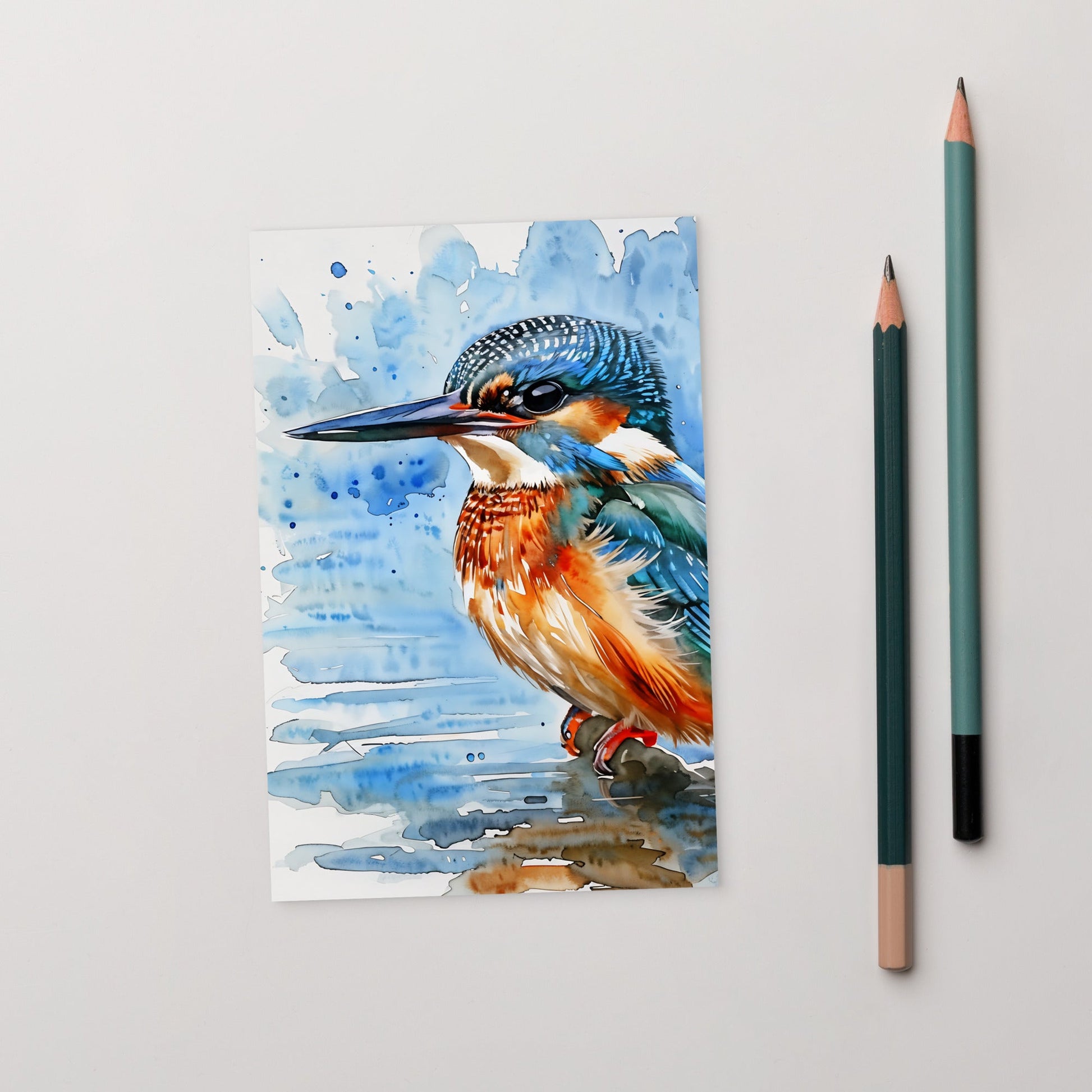 Kingfisher Standard Postcard - Post Cards - Discovery Co.
