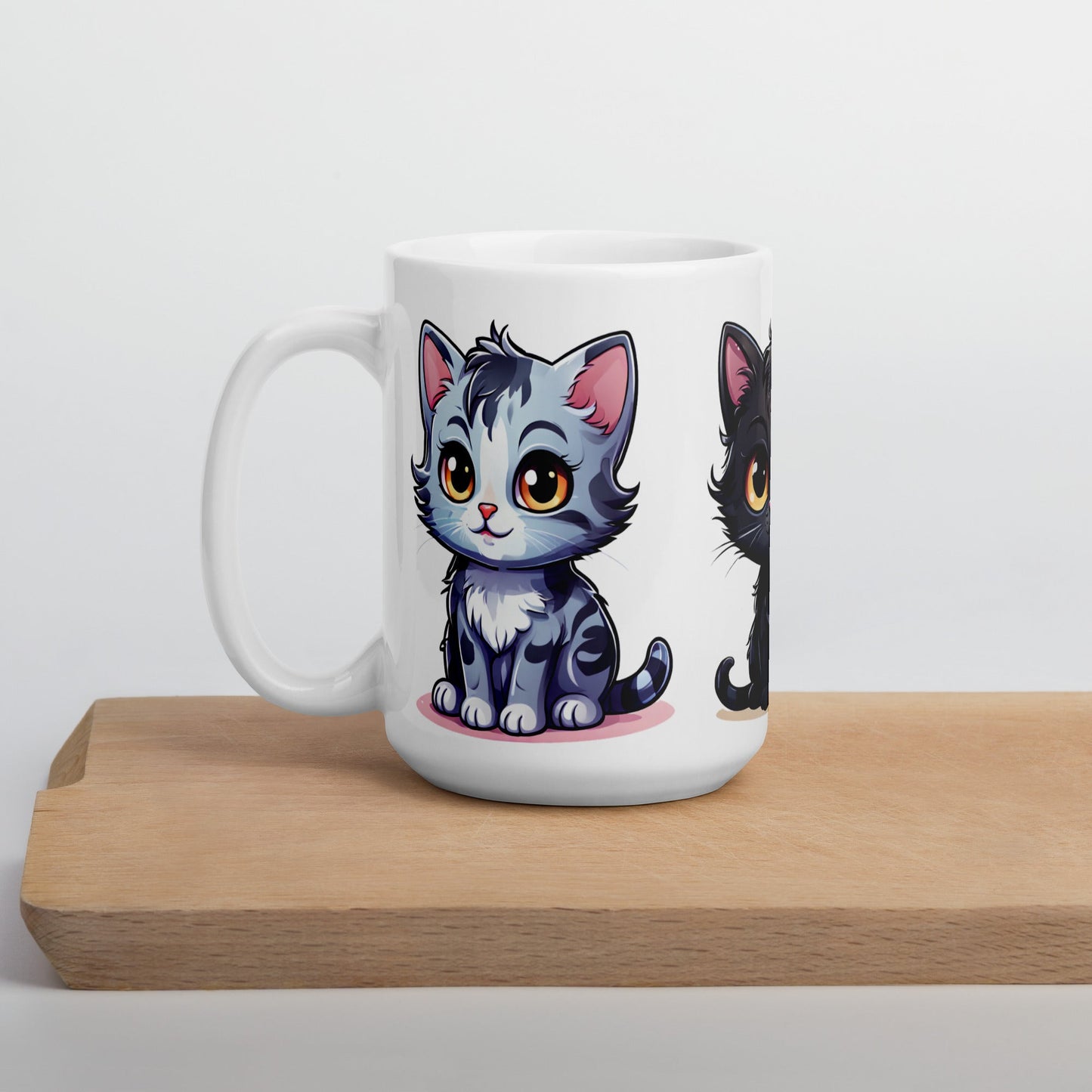 Kittens White Glossy Mug (11 oz, 15 oz, 20 oz) - Mugs - Discovery Co.