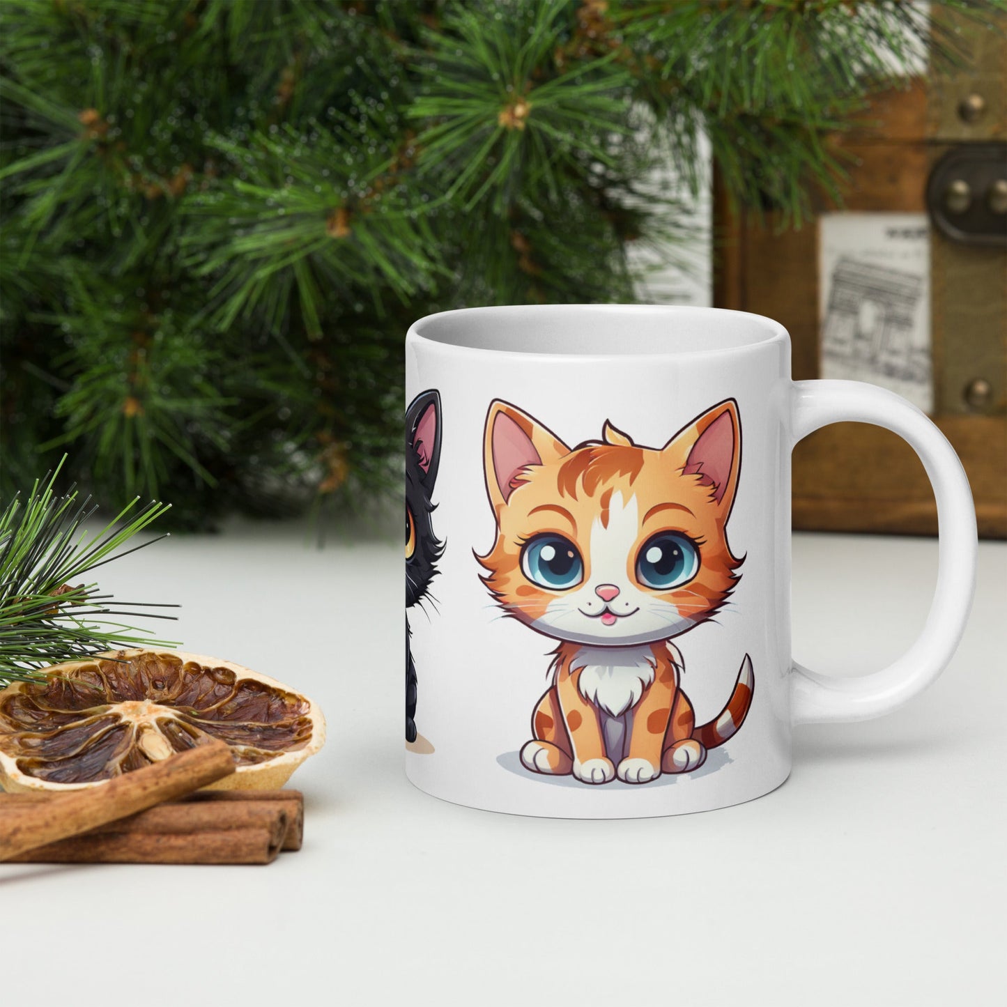 Kittens White Glossy Mug (11 oz, 15 oz, 20 oz) - Mugs - Discovery Co.