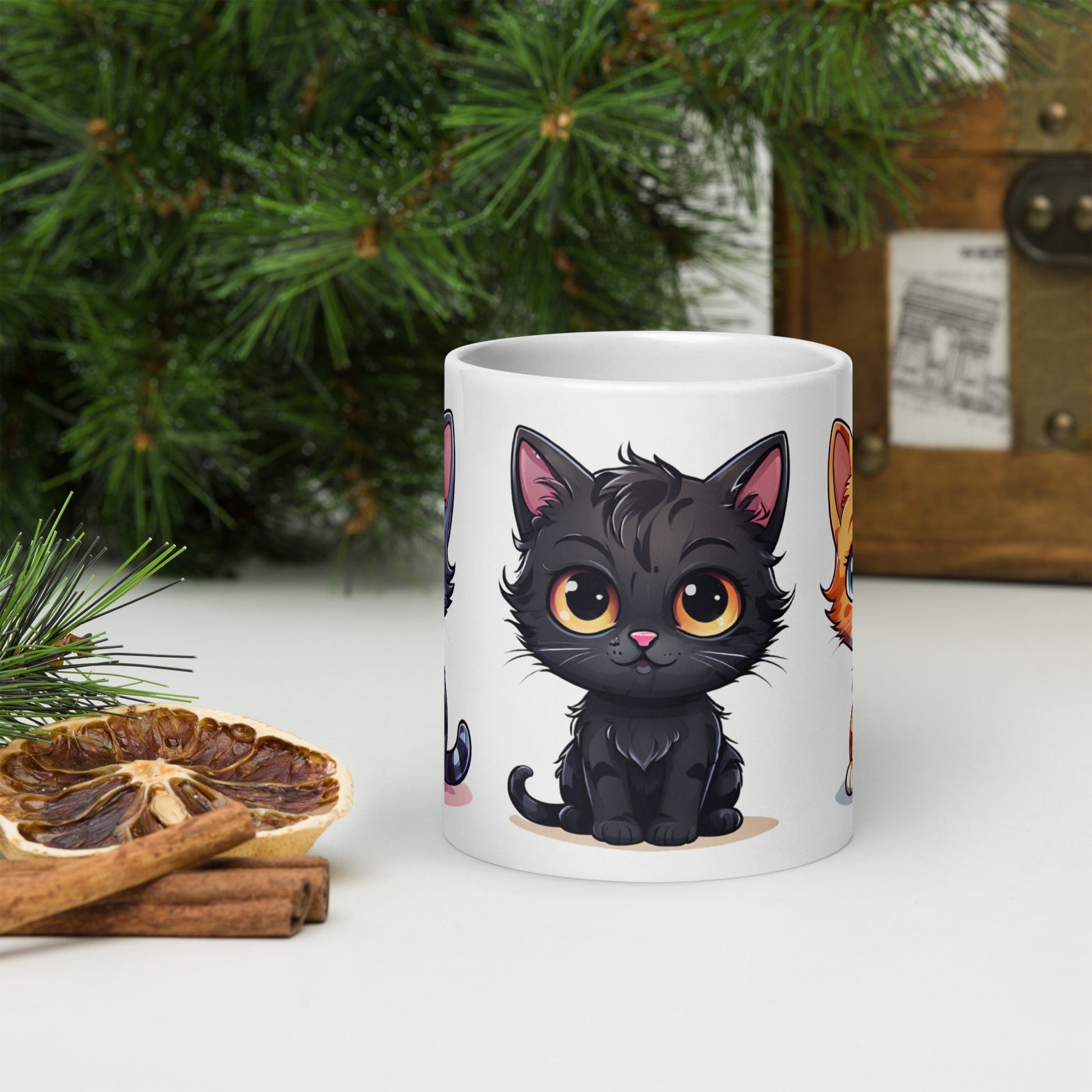 Kittens White Glossy Mug (11 oz, 15 oz, 20 oz) - Mugs - Discovery Co.