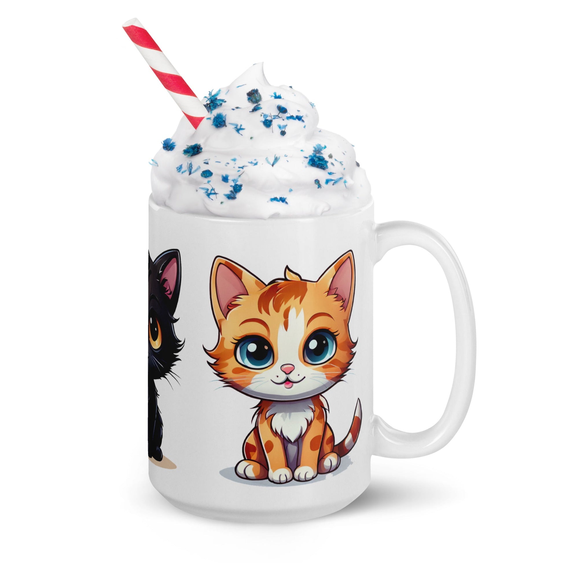 Kittens White Glossy Mug (11 oz, 15 oz, 20 oz) - Mugs - Discovery Co.