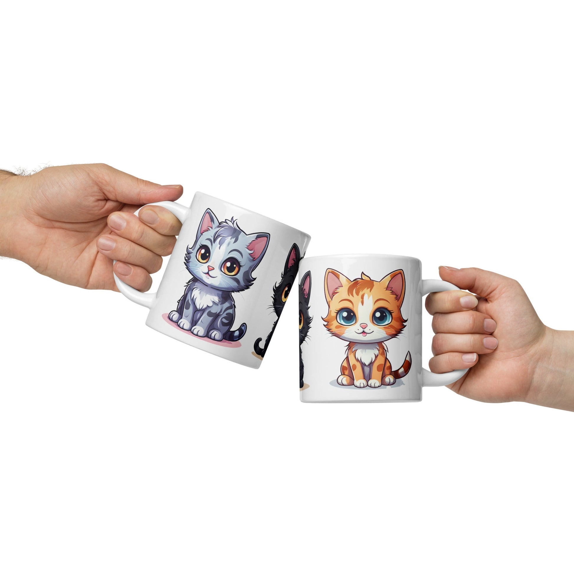 Kittens White Glossy Mug (11 oz, 15 oz, 20 oz) - Mugs - Discovery Co.