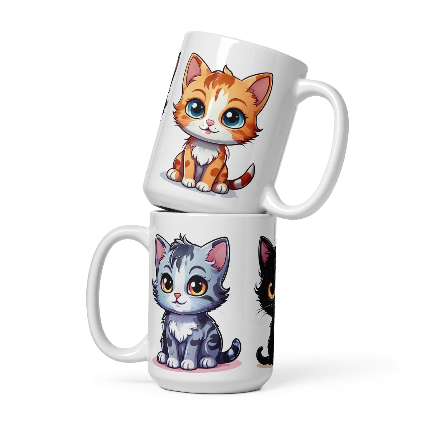 Kittens White Glossy Mug - Mugs - Discovery Co.