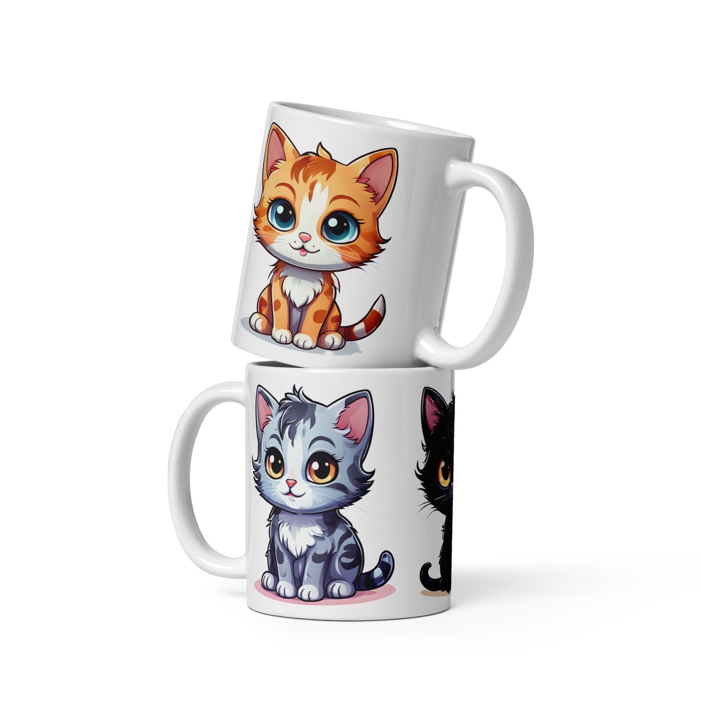 Kittens White Glossy Mug - Mugs - Discovery Co.