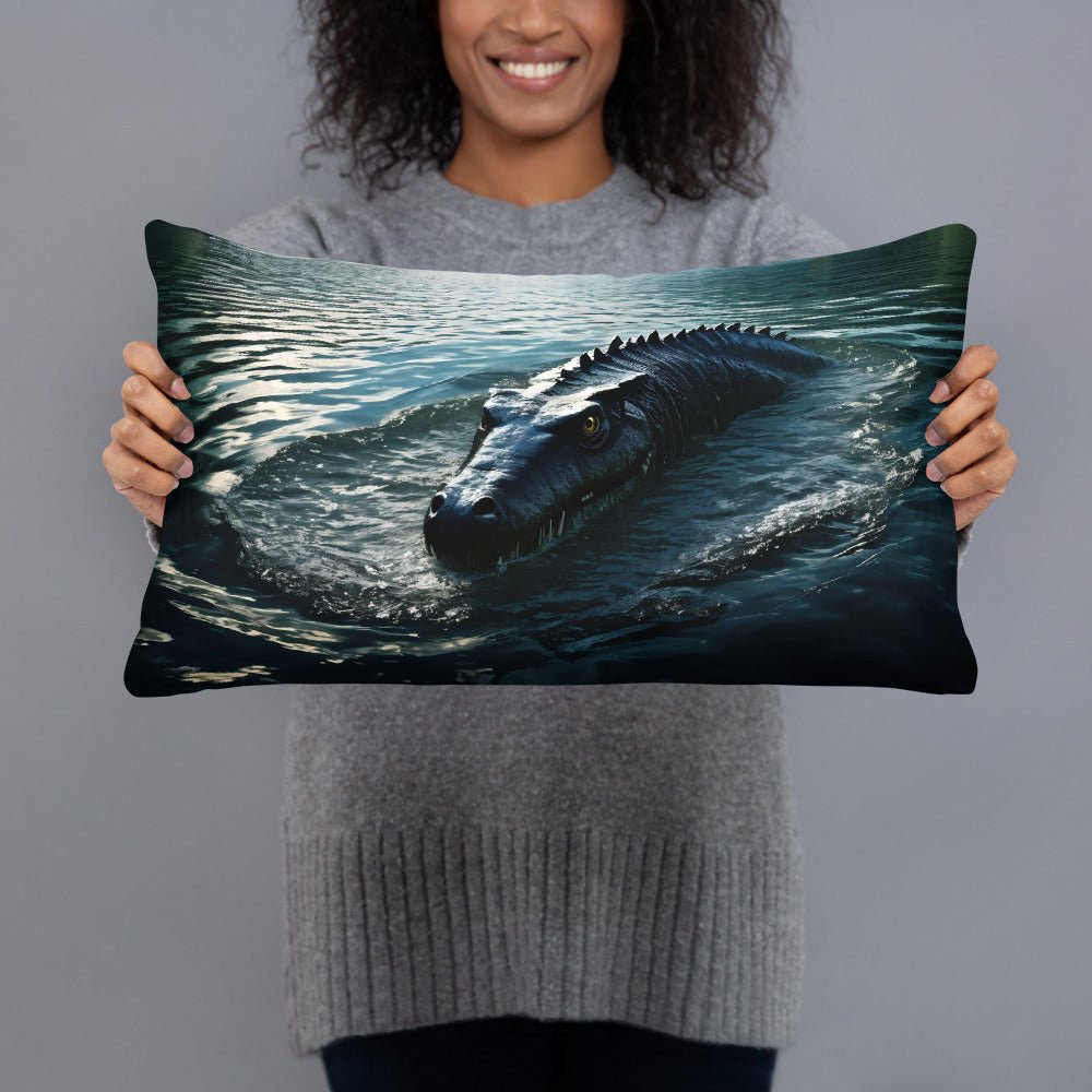 Lake Monster 2 Basic Pillow - Pillows - Discovery Co.