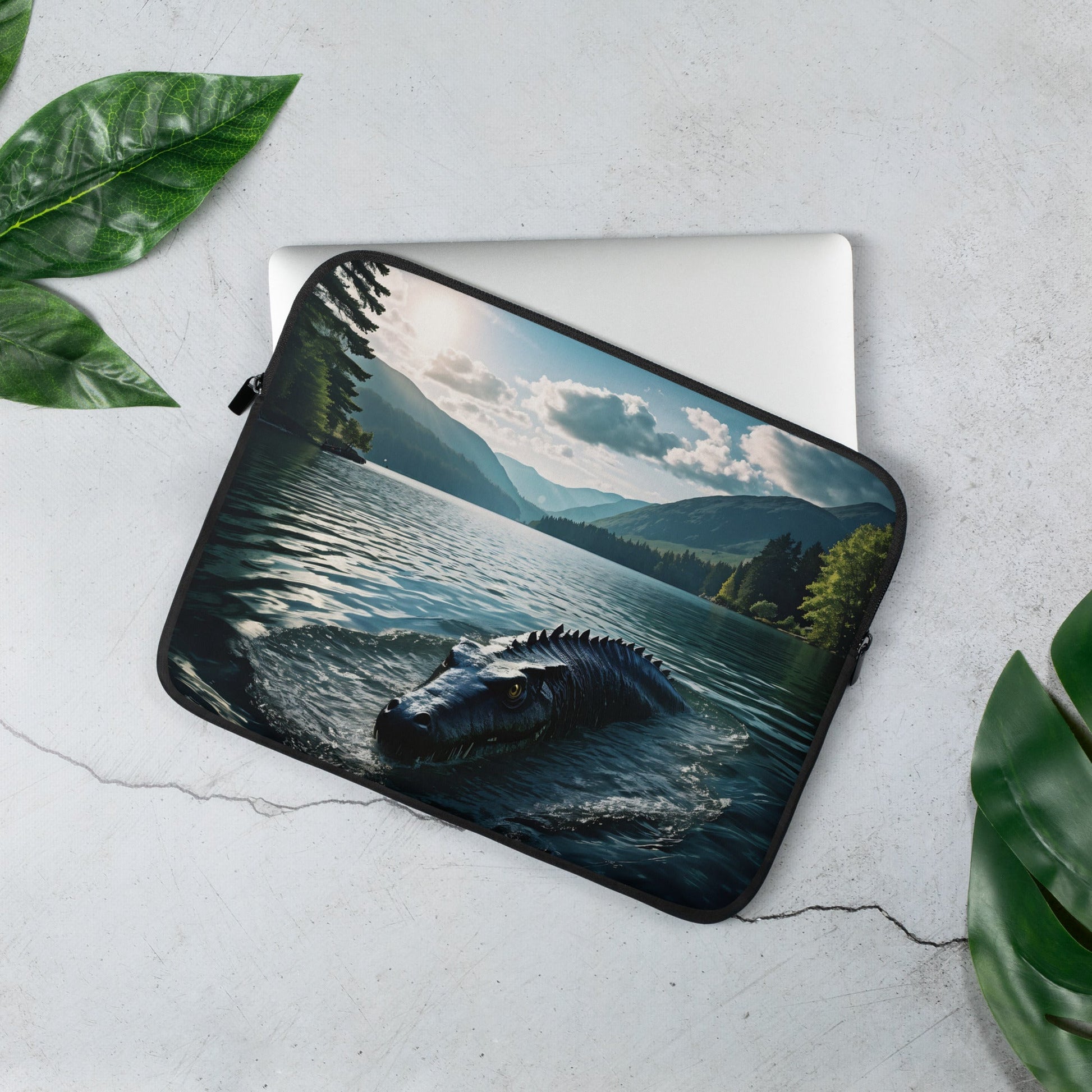 Lake Monster 2 Laptop Sleeve - Laptop Cases - Discovery Co.