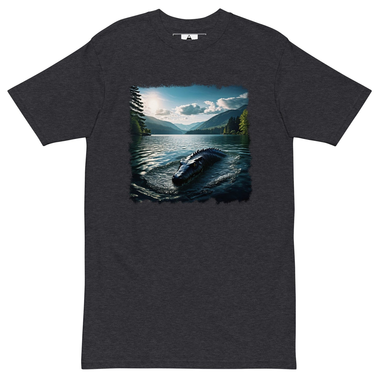 Lake Monster 2 Men’s Premium Heavyweight Tee - Discovery Co.