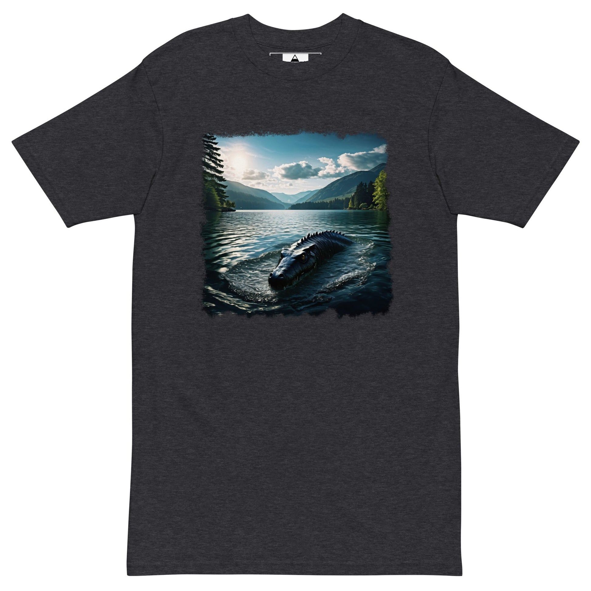 Lake Monster 2 Men’s Premium Heavyweight Tee - Discovery Co.