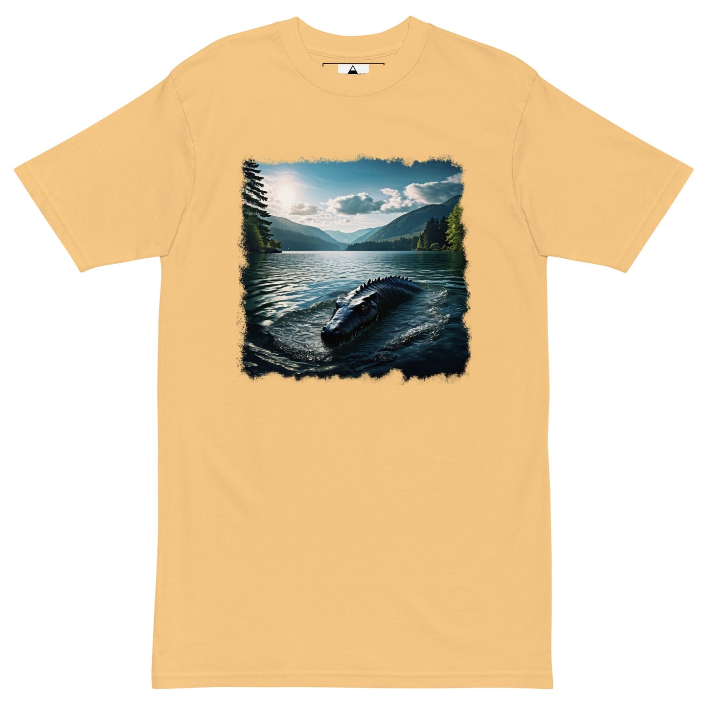 Lake Monster 2 Men’s Premium Heavyweight Tee - Discovery Co.