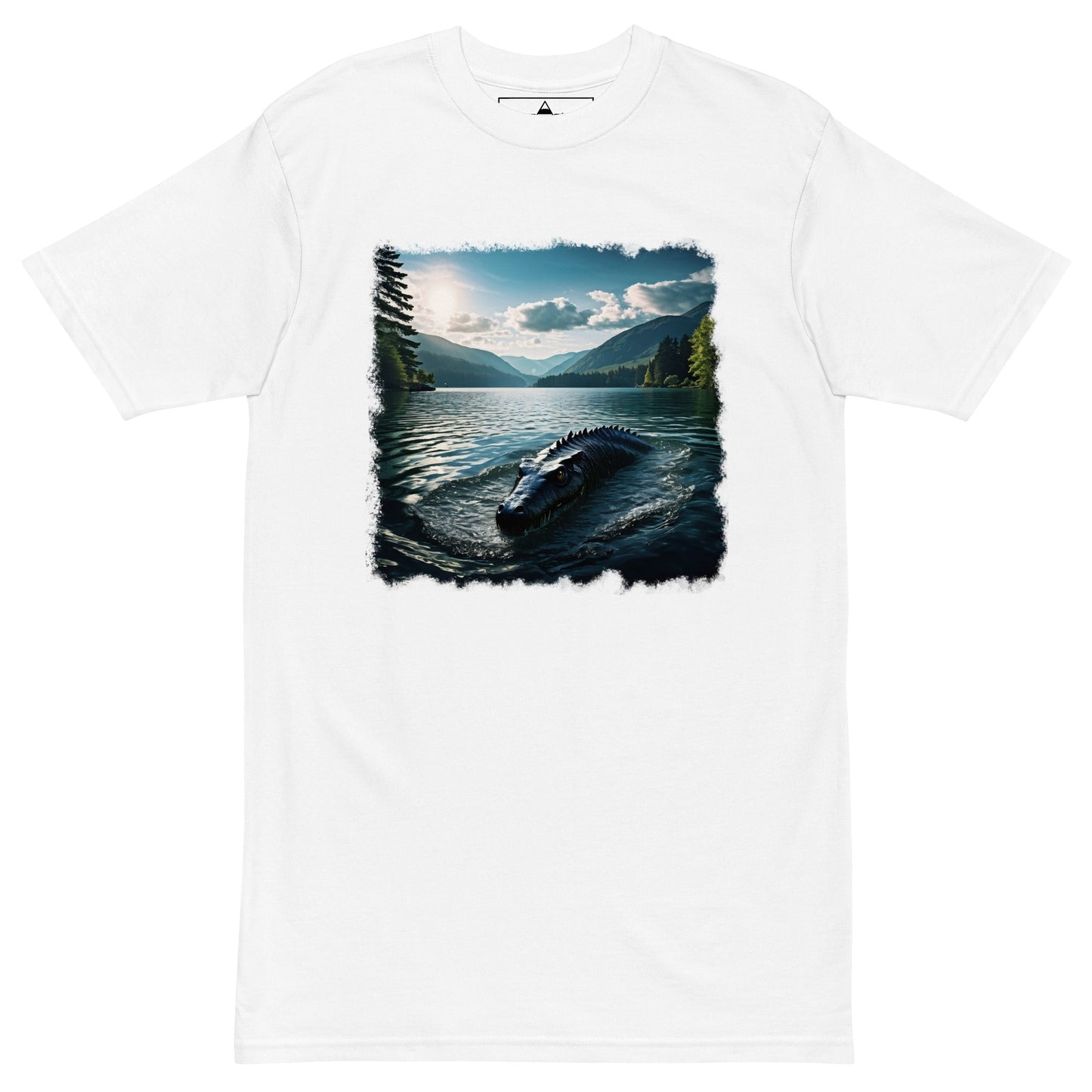 Lake Monster 2 Men’s Premium Heavyweight Tee - Discovery Co.