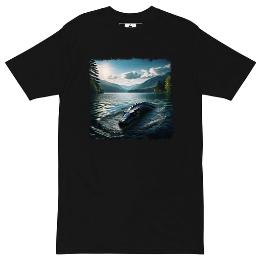 Lake Monster 2 Men’s Premium Heavyweight Tee - Discovery Co.