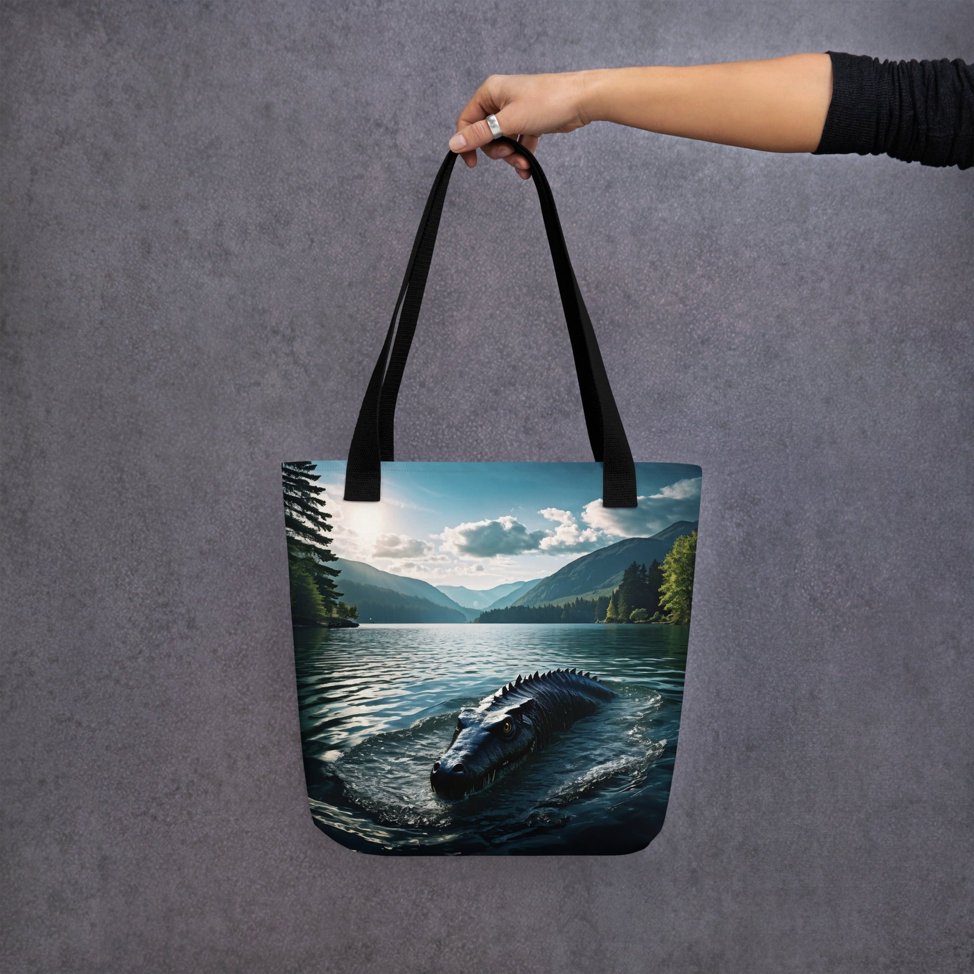 Lake Monster 2 Tote Bag - Tote Bags - Discovery Co.