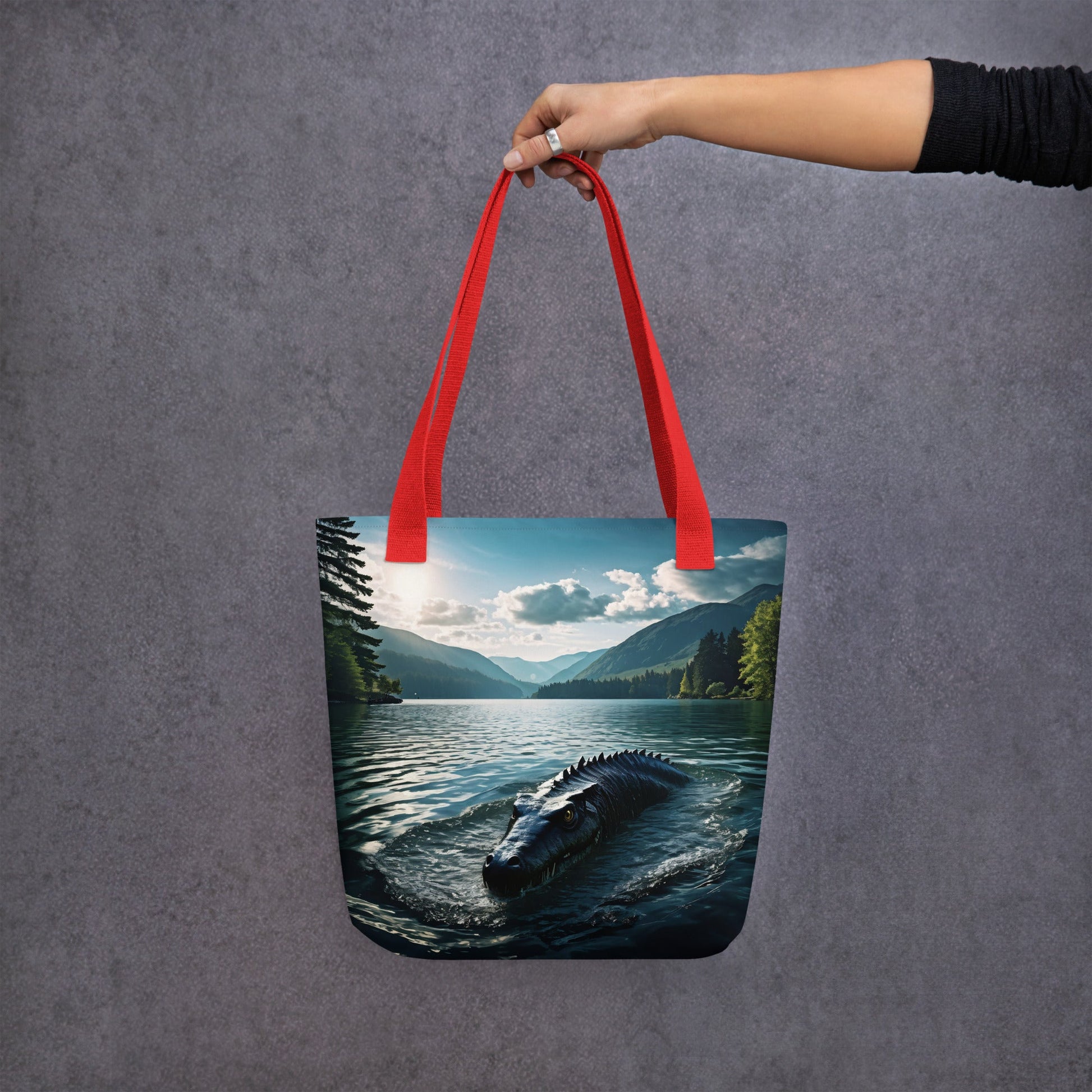 Lake Monster 2 Tote Bag - Tote Bags - Discovery Co.