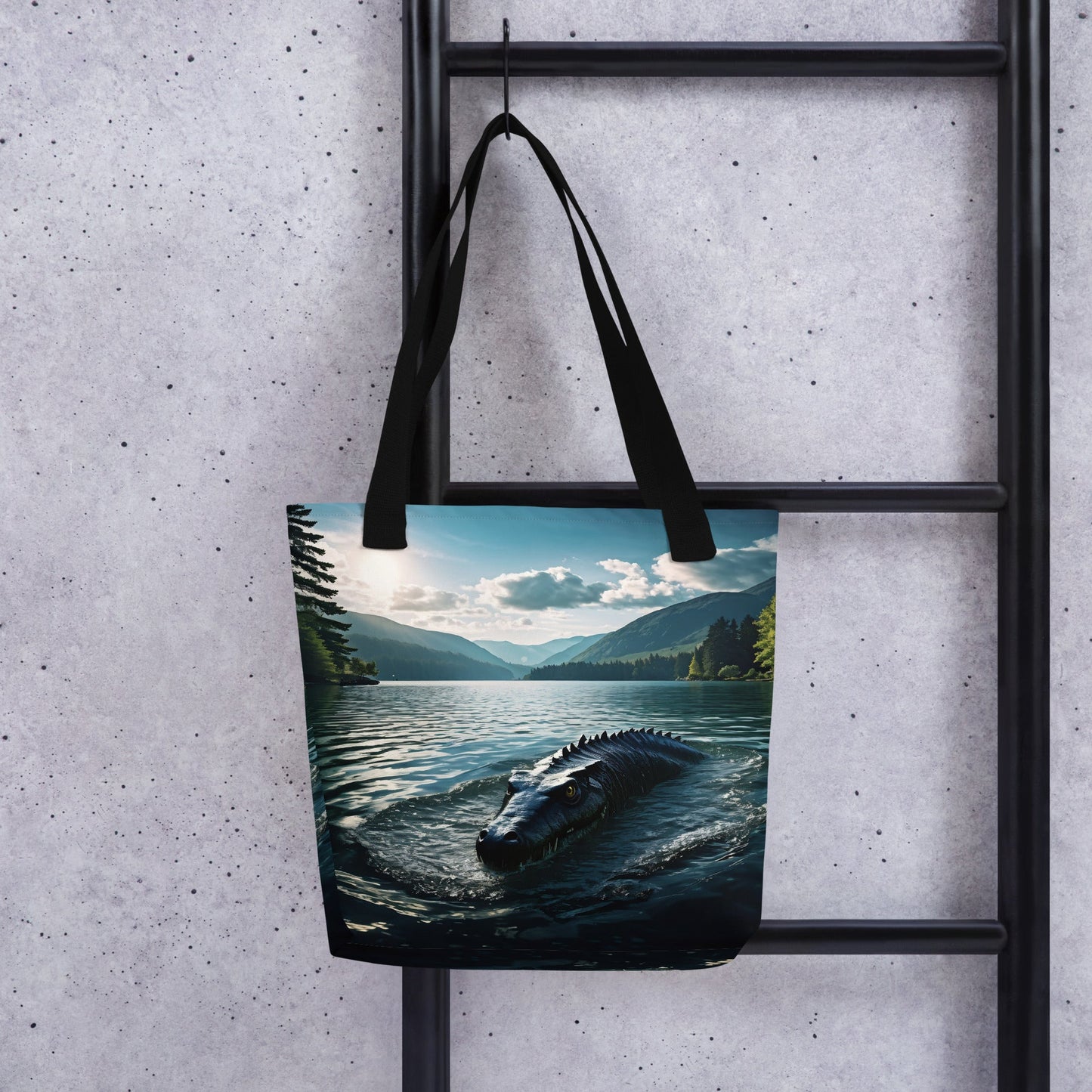 Lake Monster 2 Tote Bag - Tote Bags - Discovery Co.