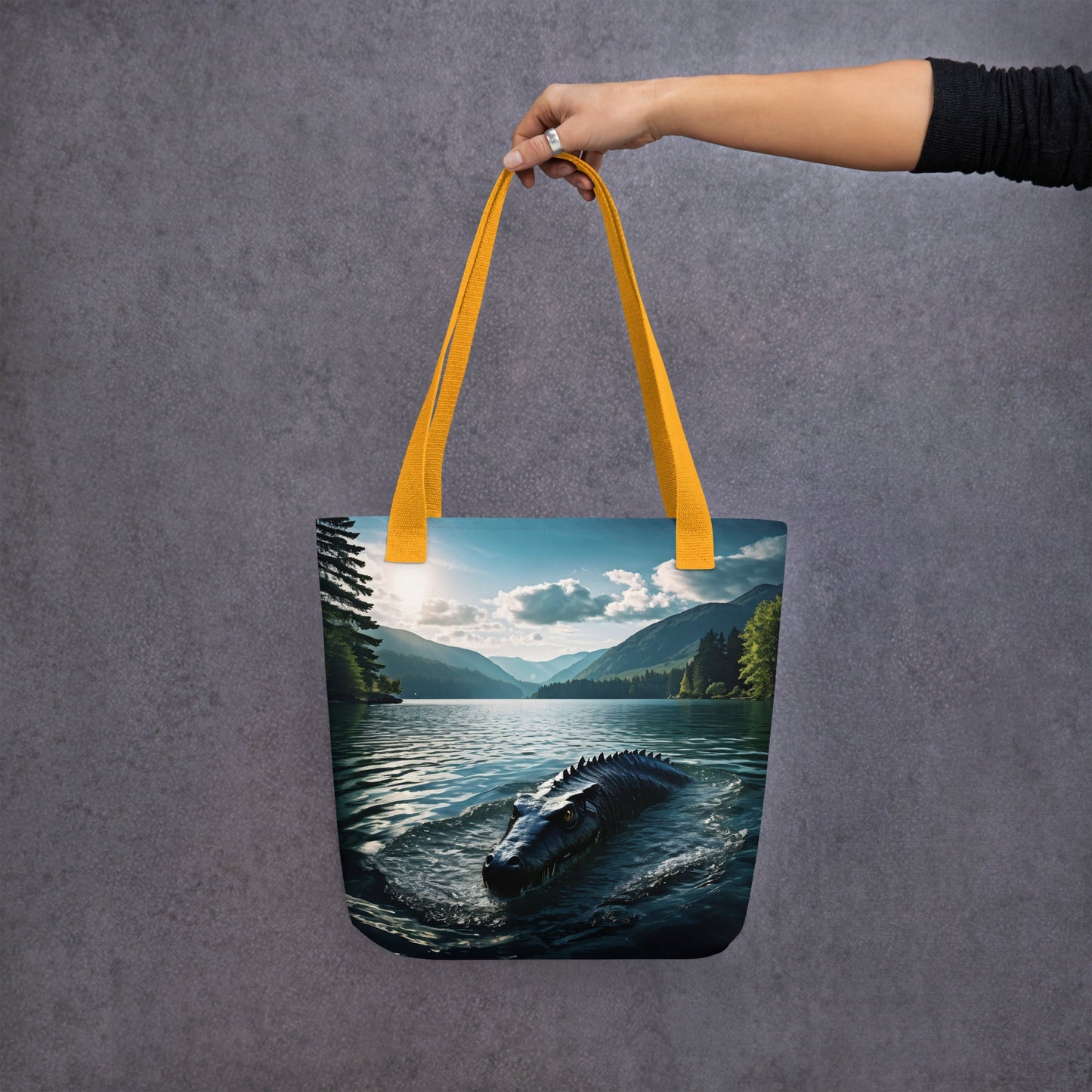 Lake Monster 2 Tote Bag - Tote Bags - Discovery Co.