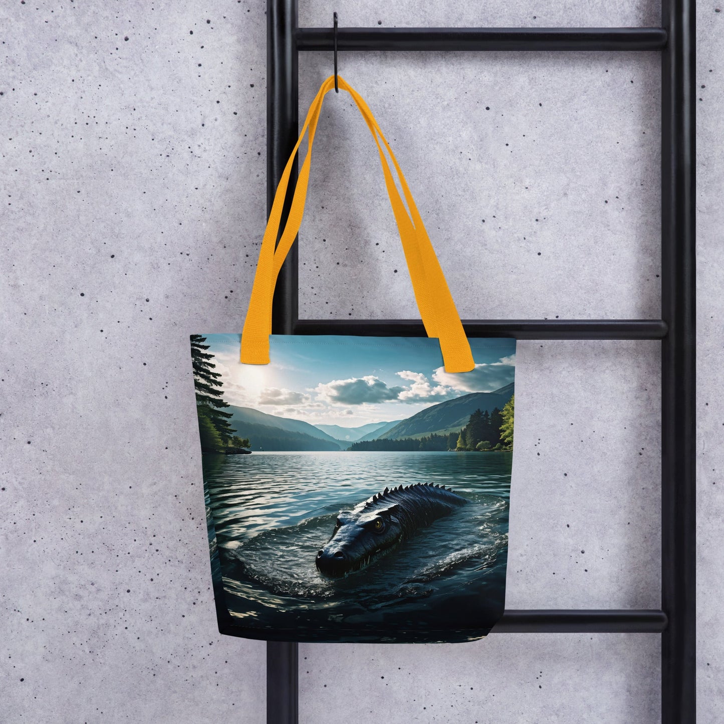 Lake Monster 2 Tote Bag - Tote Bags - Discovery Co.