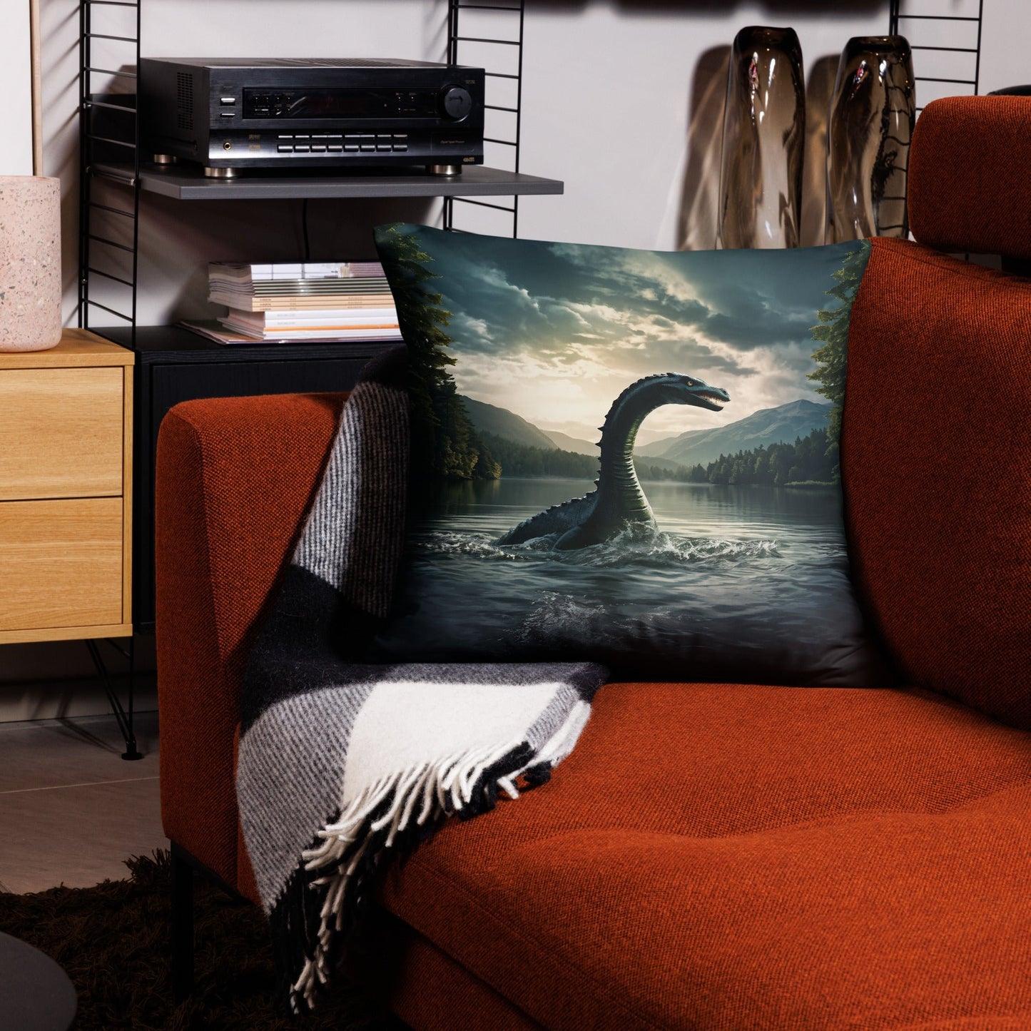 Lake Monster Basic Pillow - Pillows - Discovery Co.