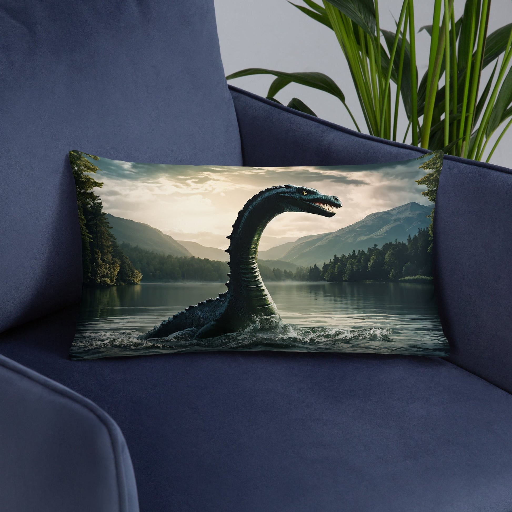 Lake Monster Basic Pillow - Pillows - Discovery Co.