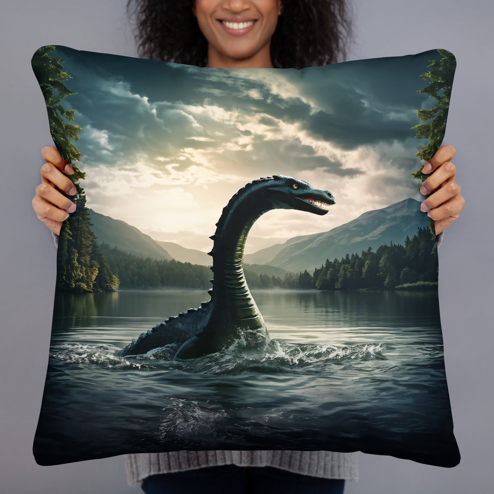 Lake Monster Basic Pillow - Pillows - Discovery Co.