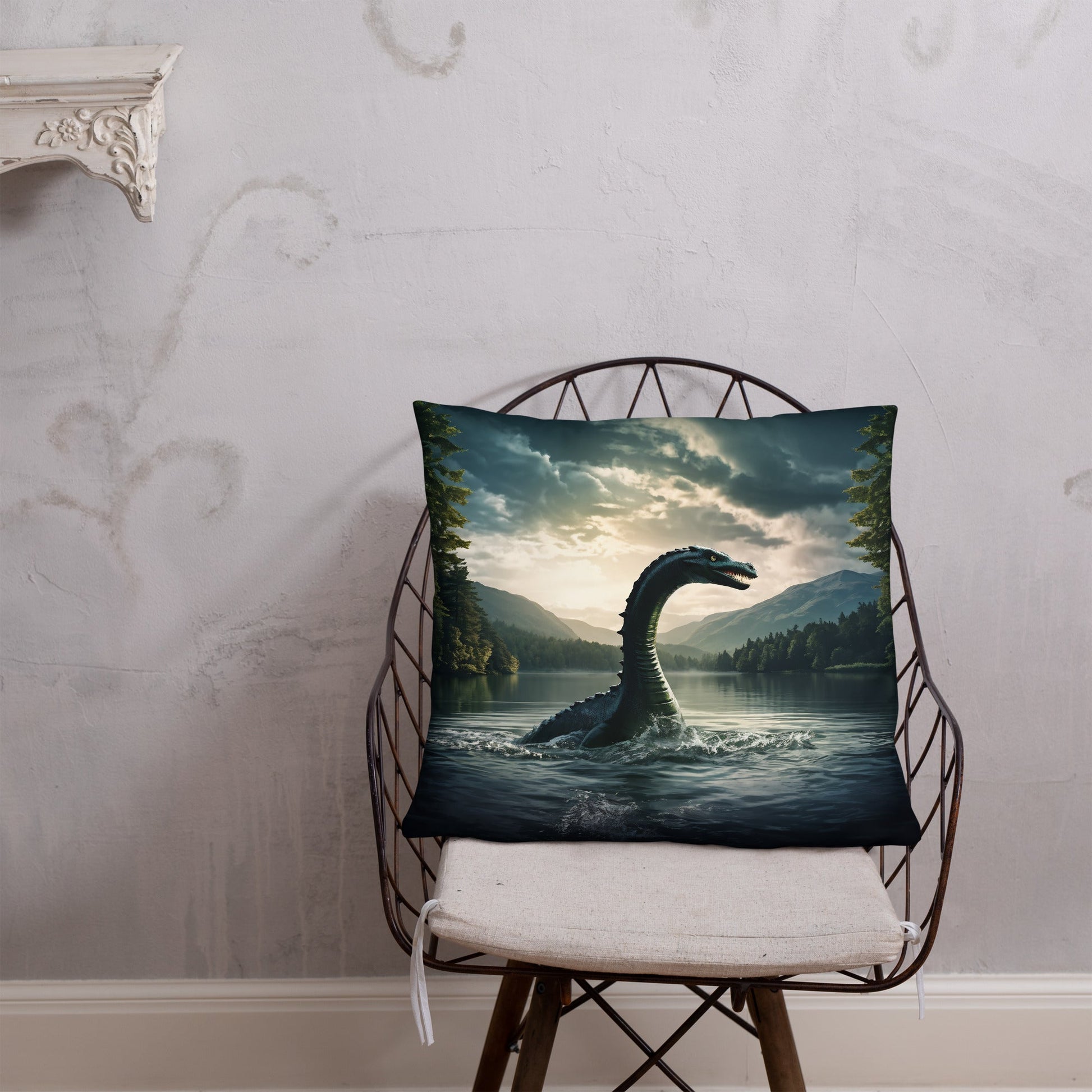 Lake Monster Basic Pillow - Pillows - Discovery Co.