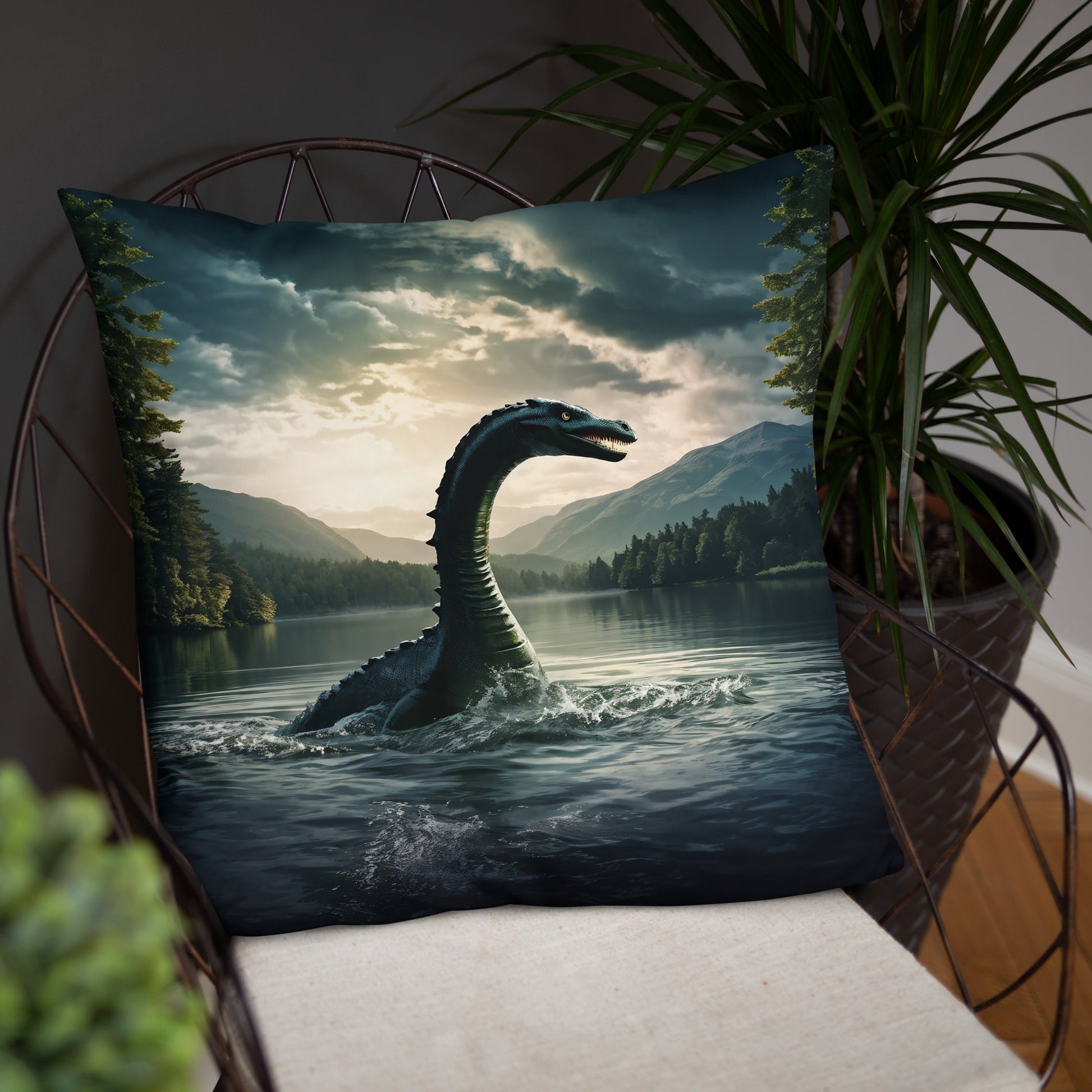 Lake Monster Basic Pillow - Pillows - Discovery Co.