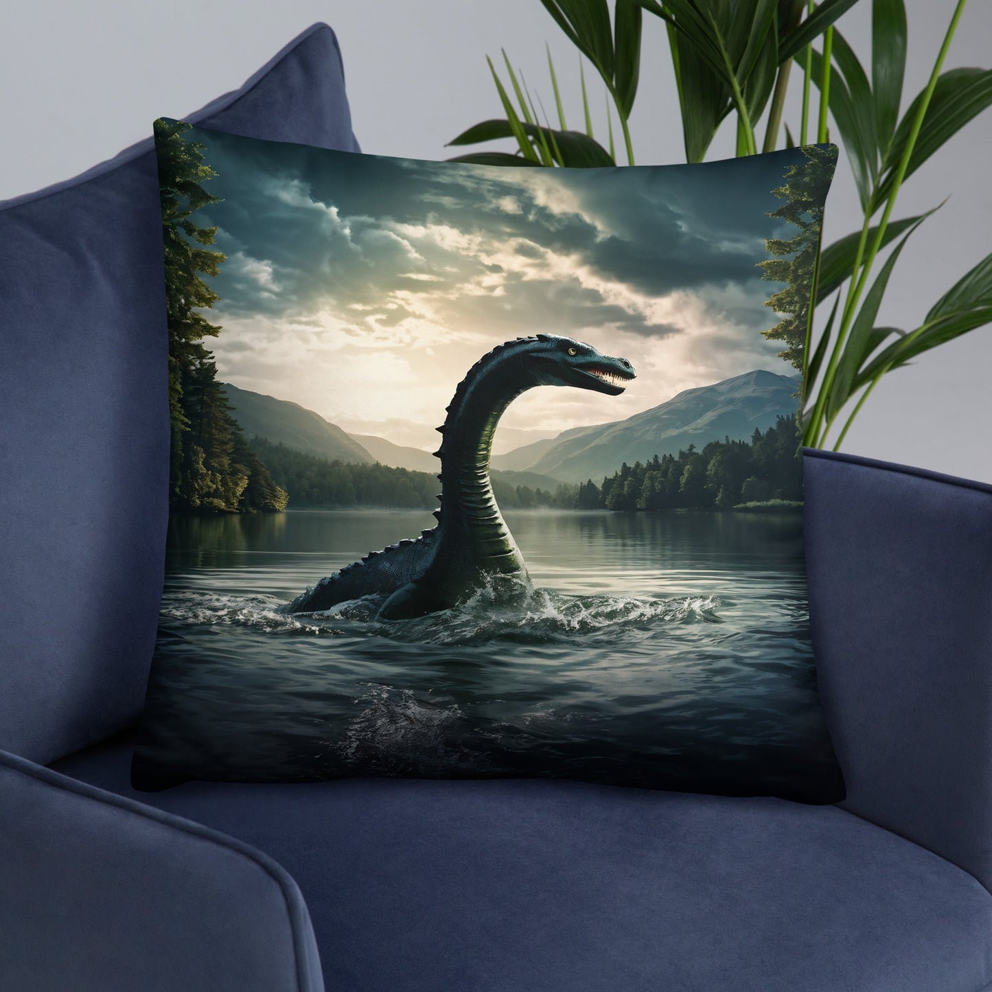 Lake Monster Basic Pillow - Pillows - Discovery Co.