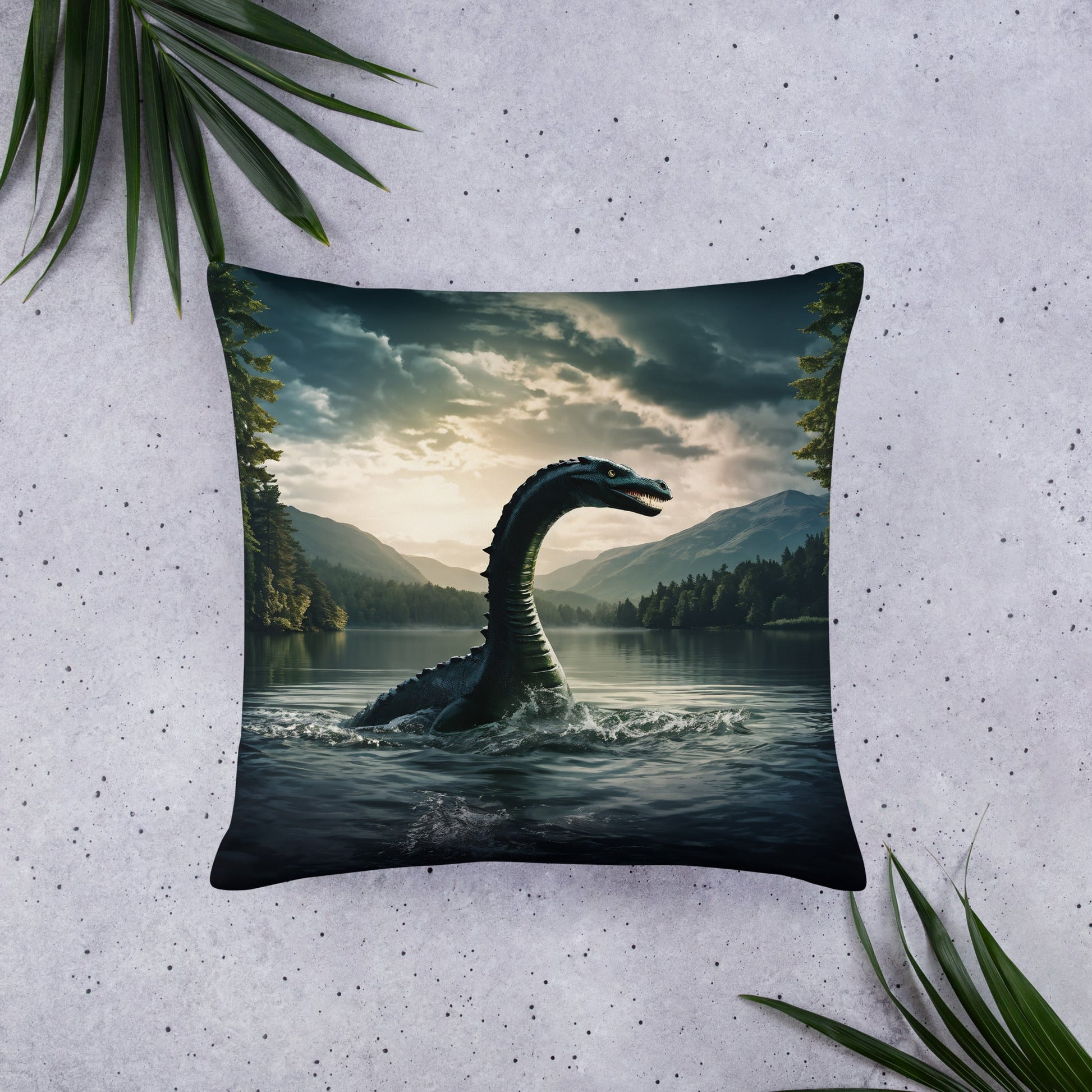 Lake Monster Basic Pillow - Pillows - Discovery Co.