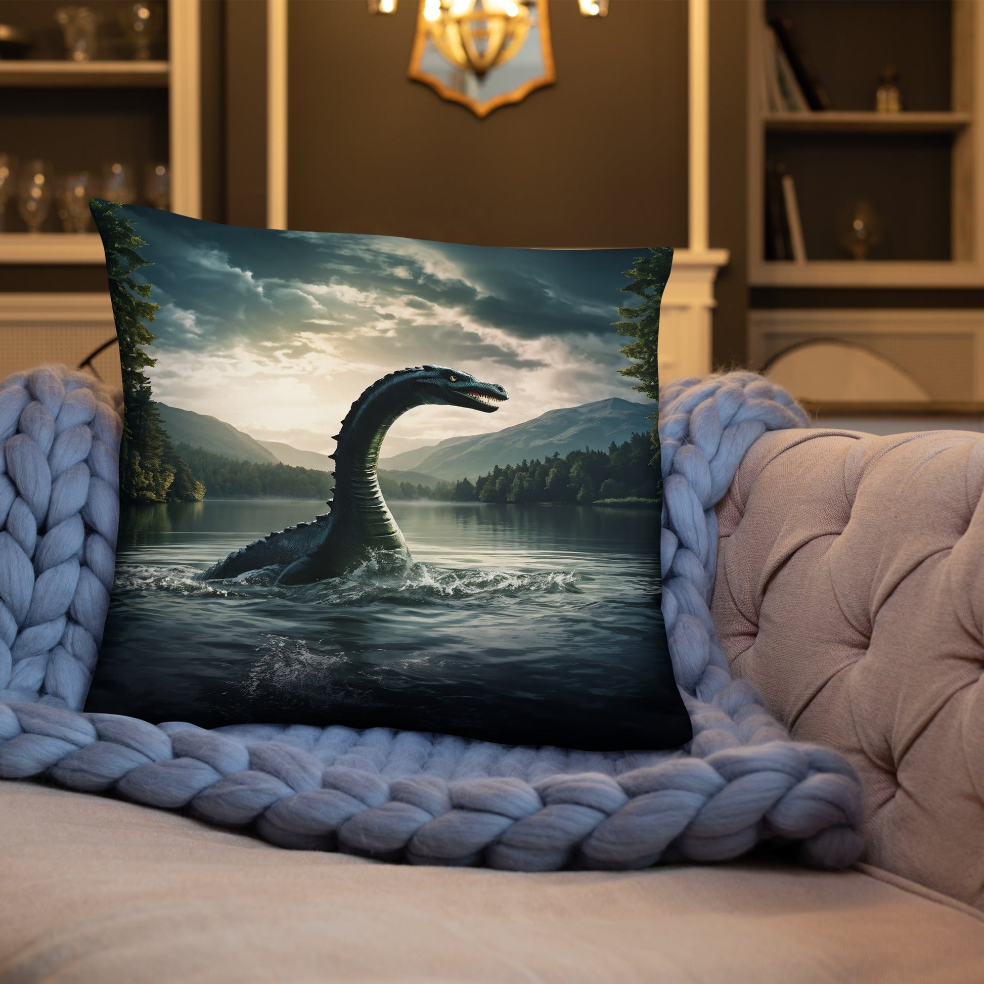 Lake Monster Basic Pillow - Pillows - Discovery Co.