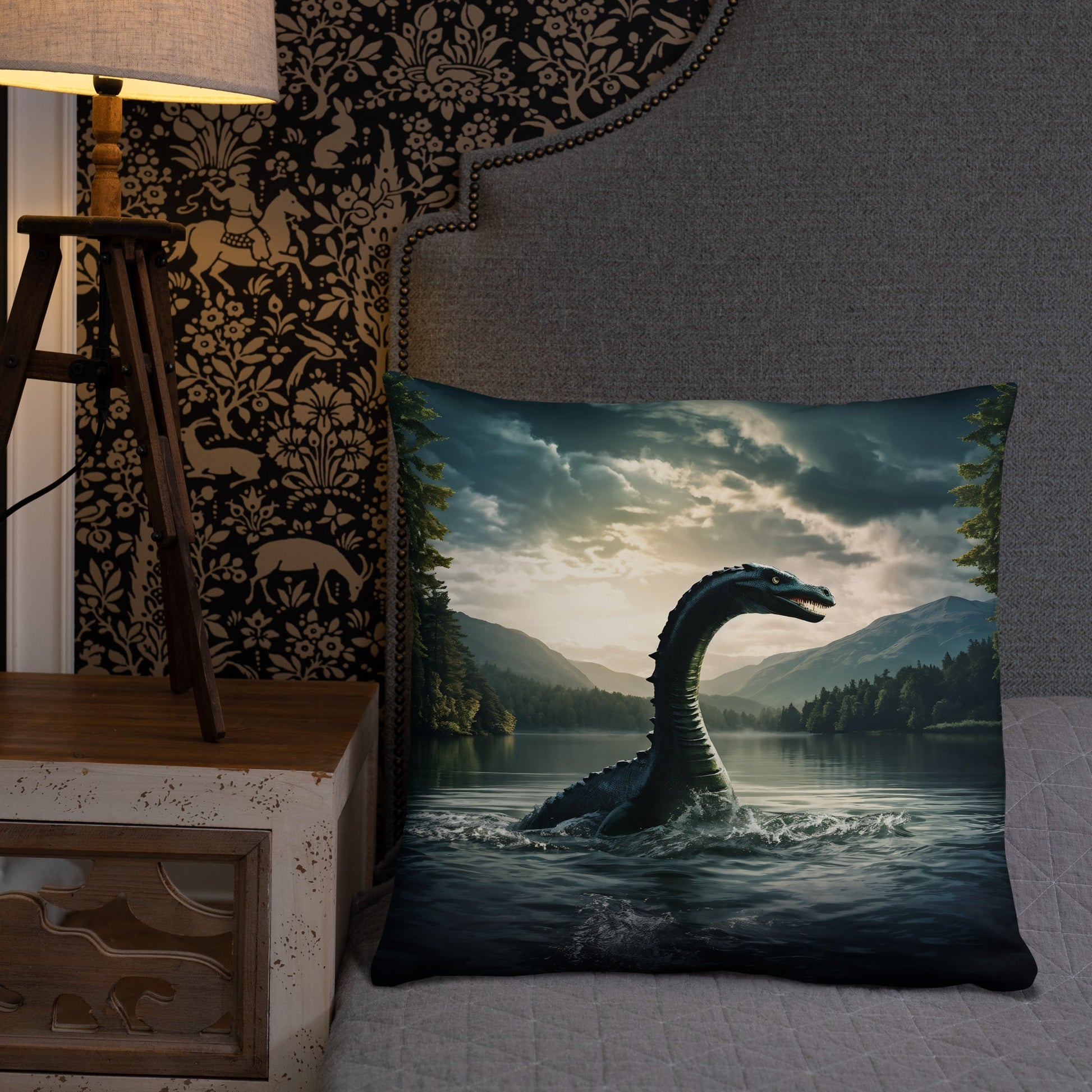 Lake Monster Basic Pillow - Pillows - Discovery Co.