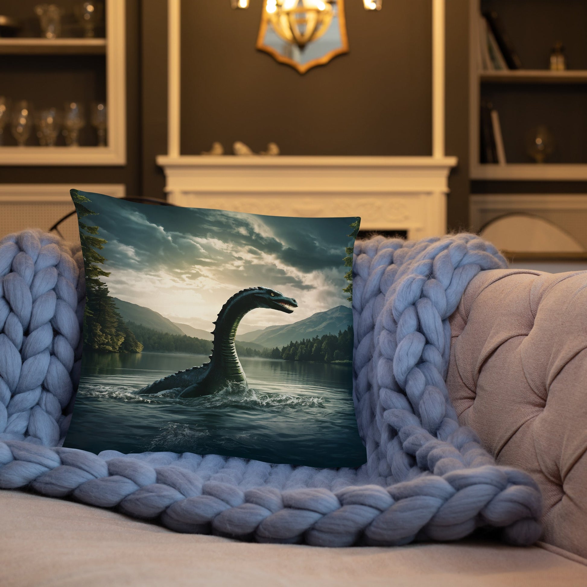 Lake Monster Basic Pillow - Pillows - Discovery Co.