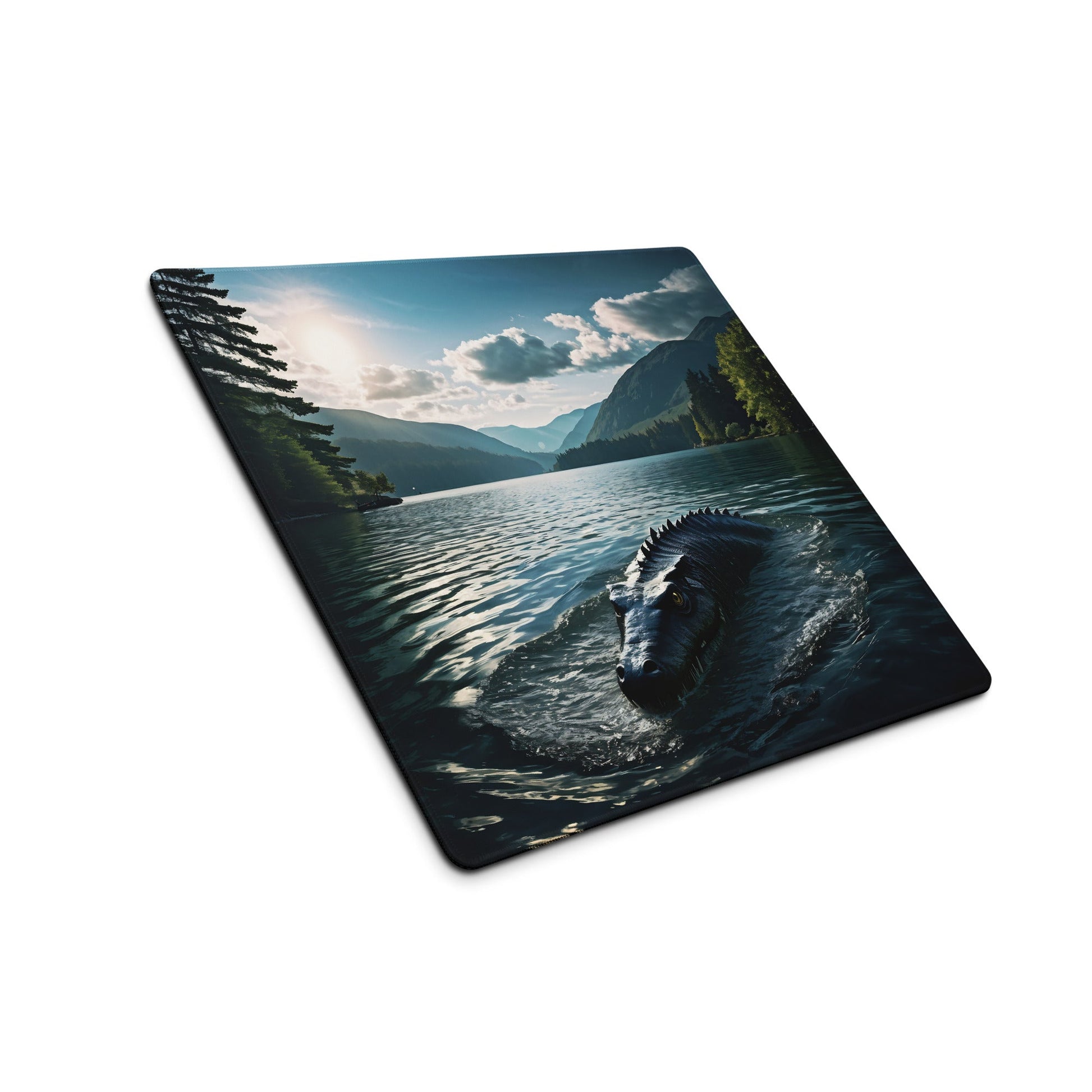 Lake Monster Breeching Surface Gaming Mouse Pad - Mouse Pads - Discovery Co.