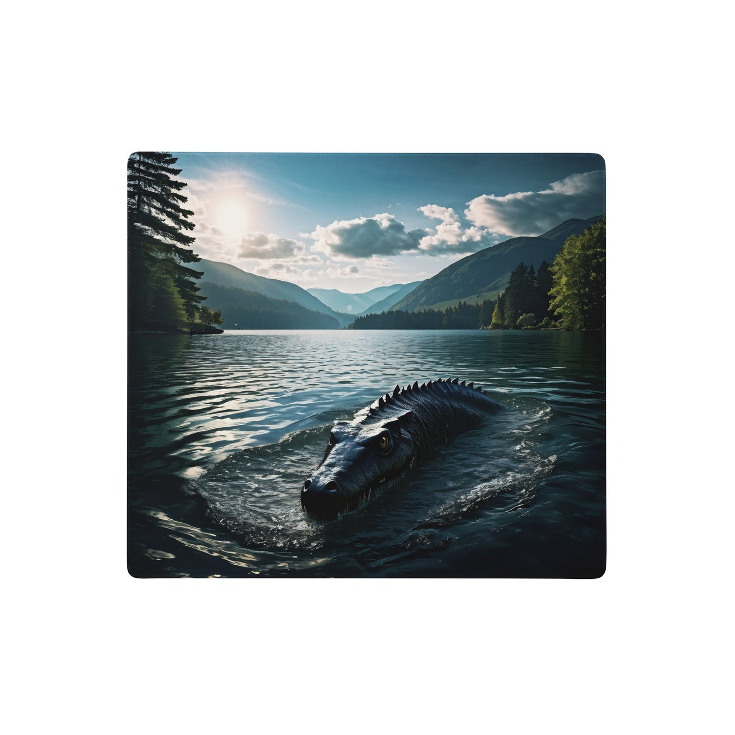 Lake Monster Breeching Surface Gaming Mouse Pad - Mouse Pads - Discovery Co.